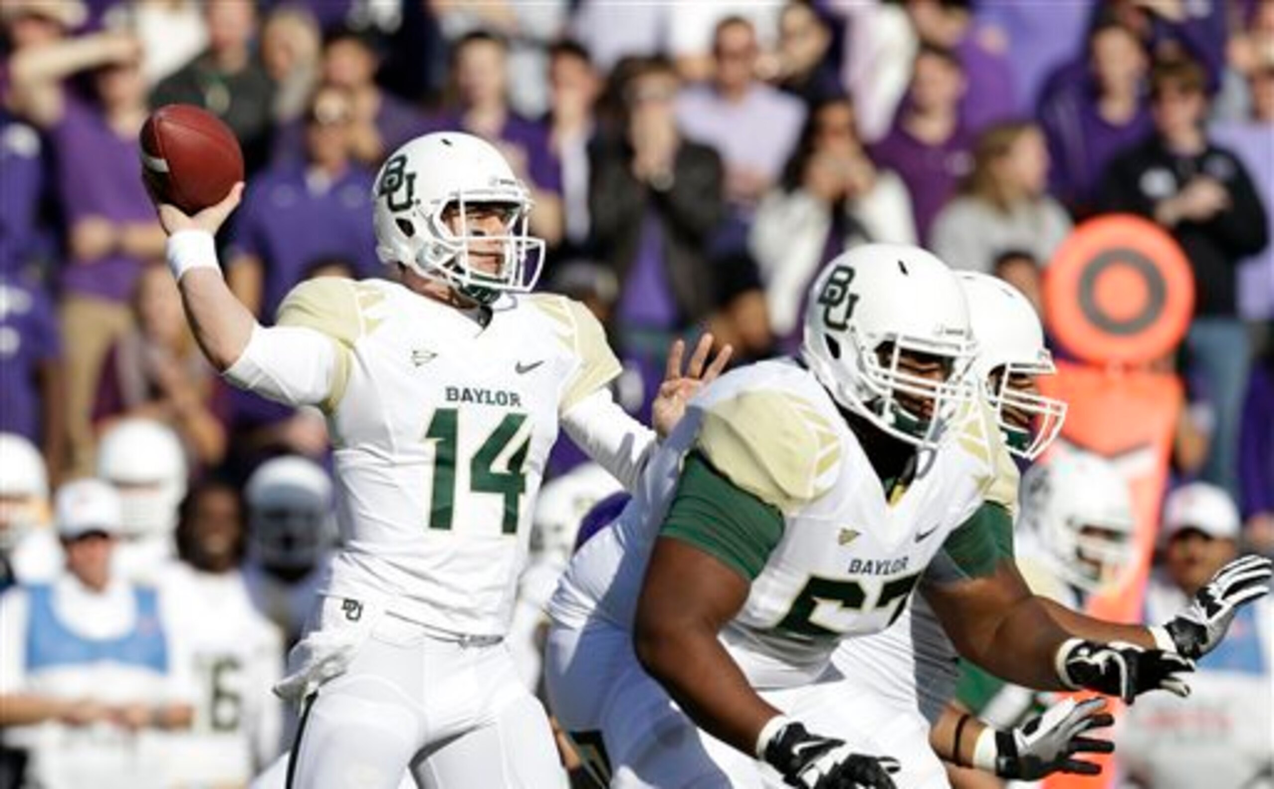 Petty (left) and the Bears will have to get their head right for the Red Raiders.