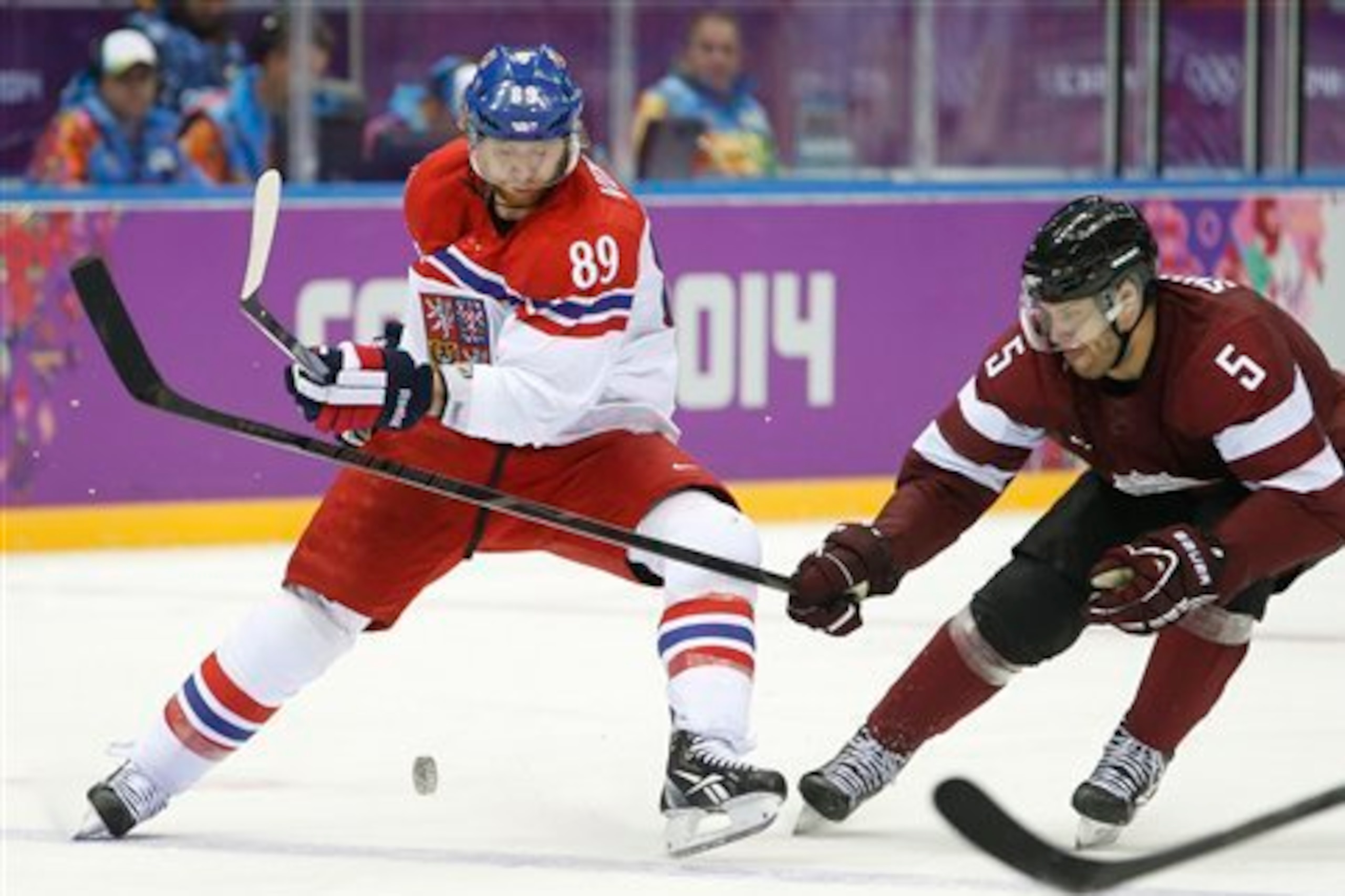 Jakub Voracek represented the Czech Republic.