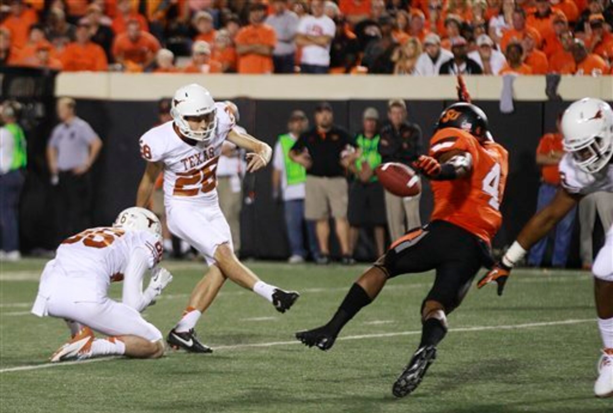 The pressure is on for Nick Jordan (28) to step up in Anthony Fera's stead.