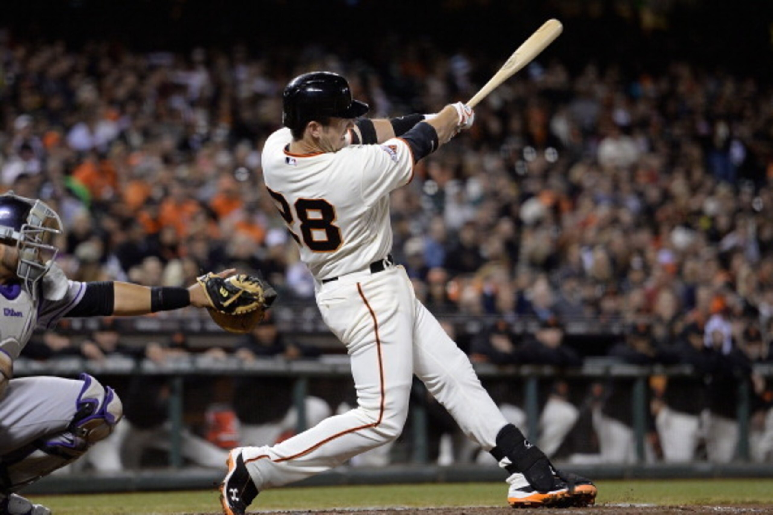 Buster Posey has reported to spring training much stronger and in great shape.