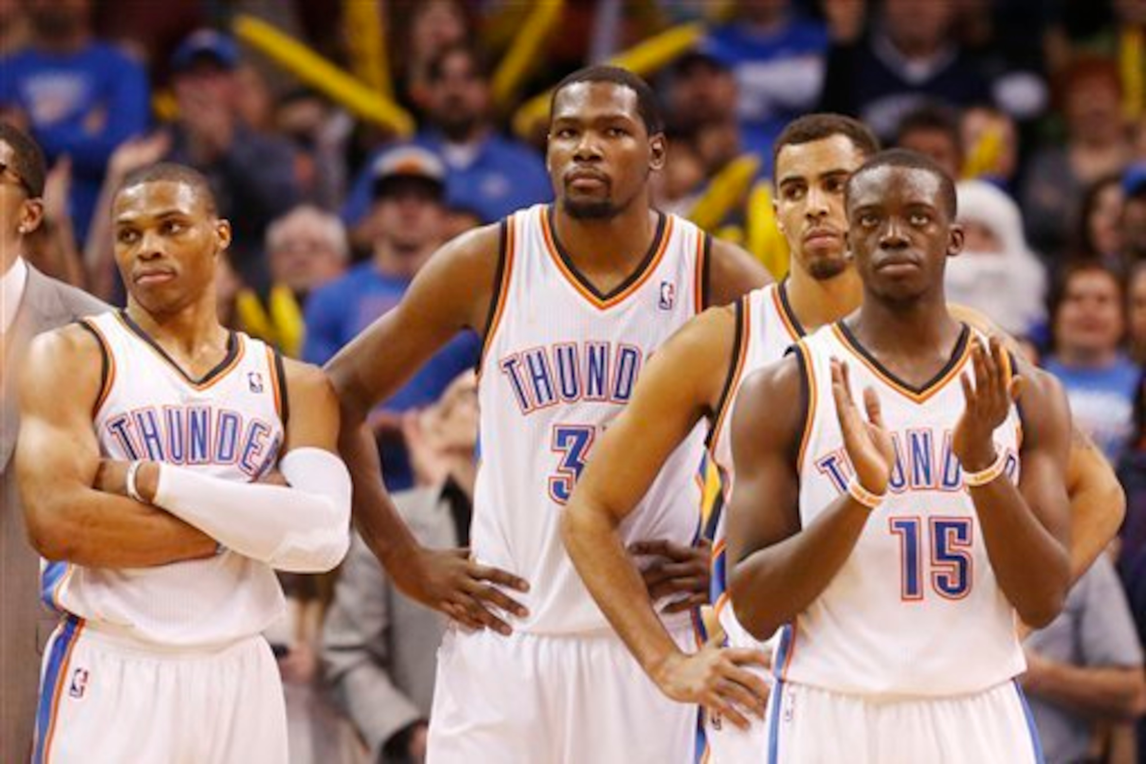Oklahoma City's ability to reincorporate Russell Westbrook into the lineup may well be the biggest wild card of the season's final third.