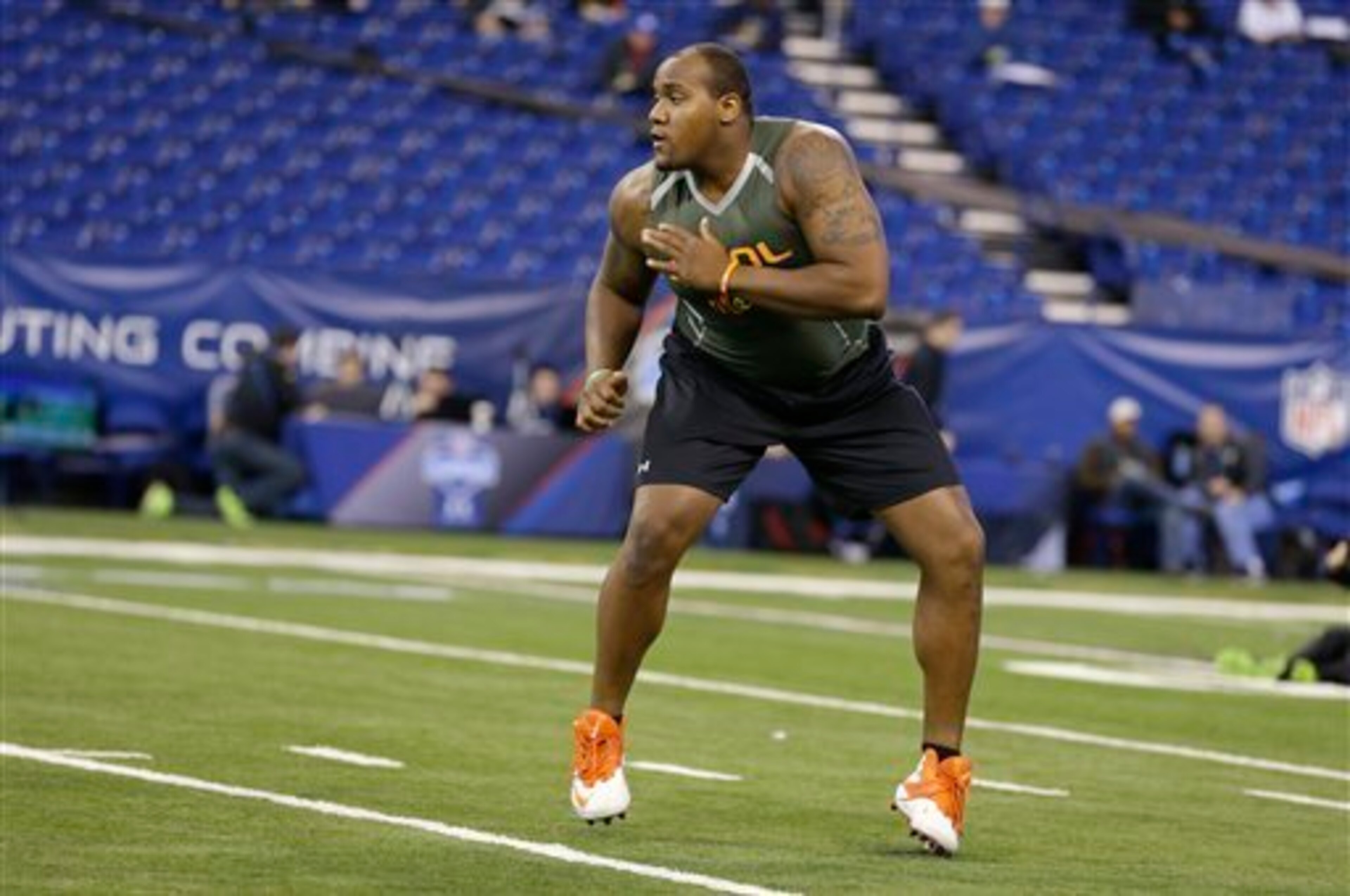 Former Clemson offensive tackle Brandon Thomas enhanced his stock at the NFL Scouting Combine.