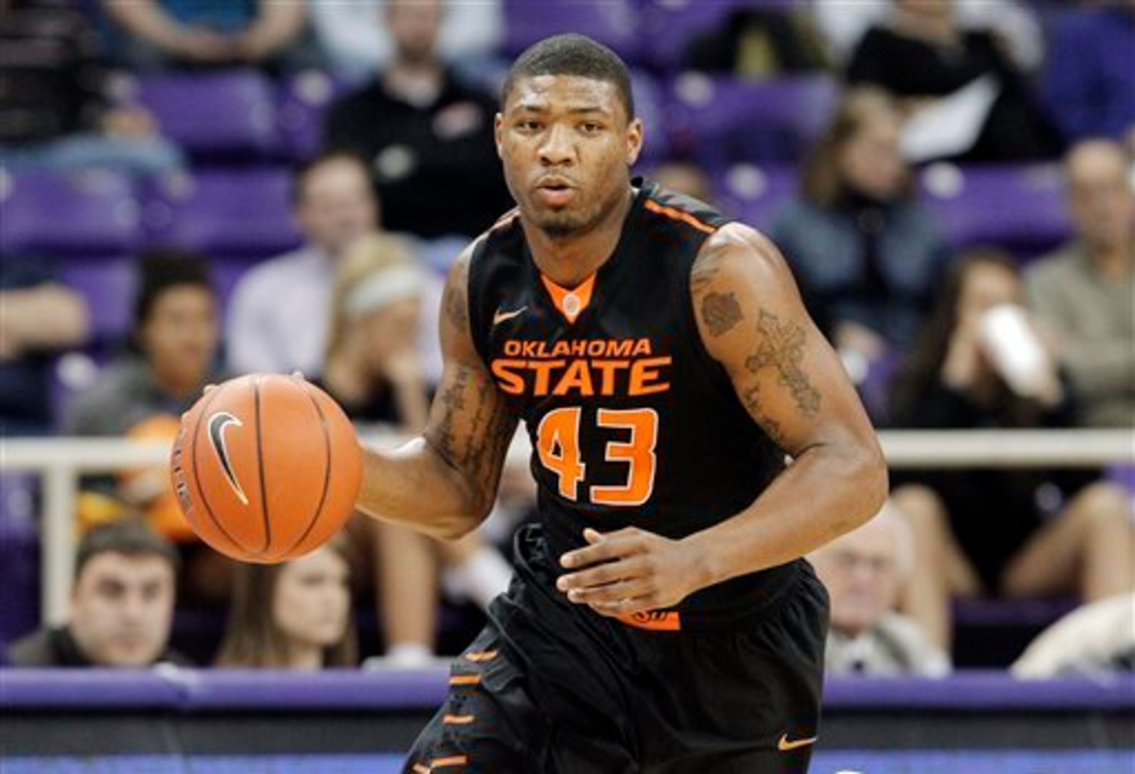 Oklahoma State sophomore guard Marcus Smart. Oklahoma State sophomore guard Marcus Smart.