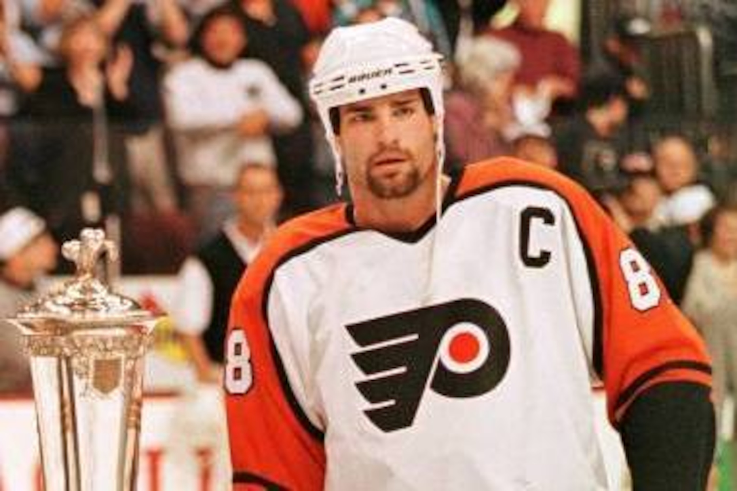 The Flyers gave up a lot to get Eric Lindros. The Flyers gave up a lot to get Eric Lindros.