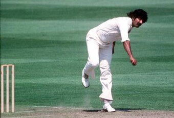 Sarfraz Nawaz claimed three wickets in the match for Pakistan.