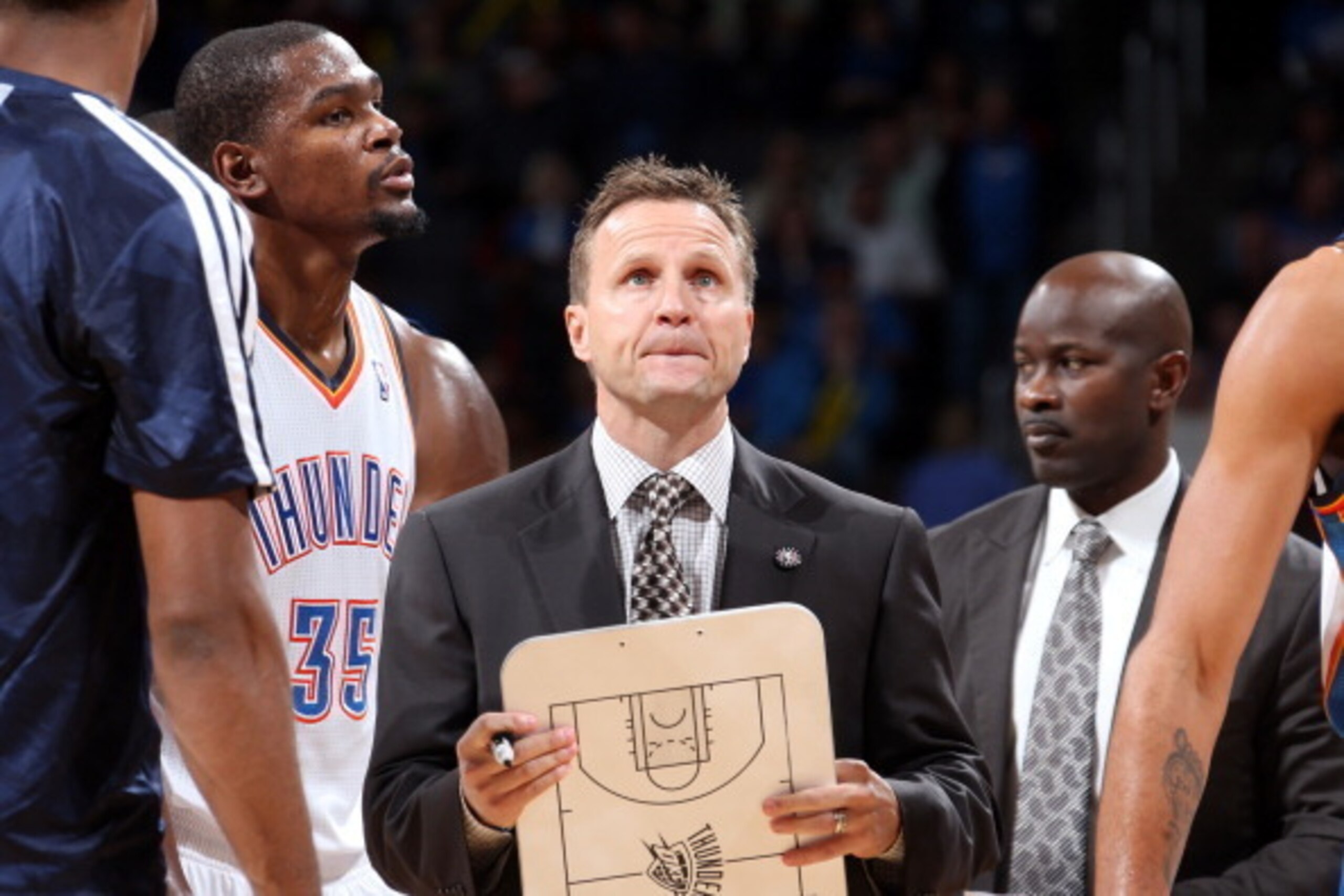 How has Brooks been coaching the Thunder this season?