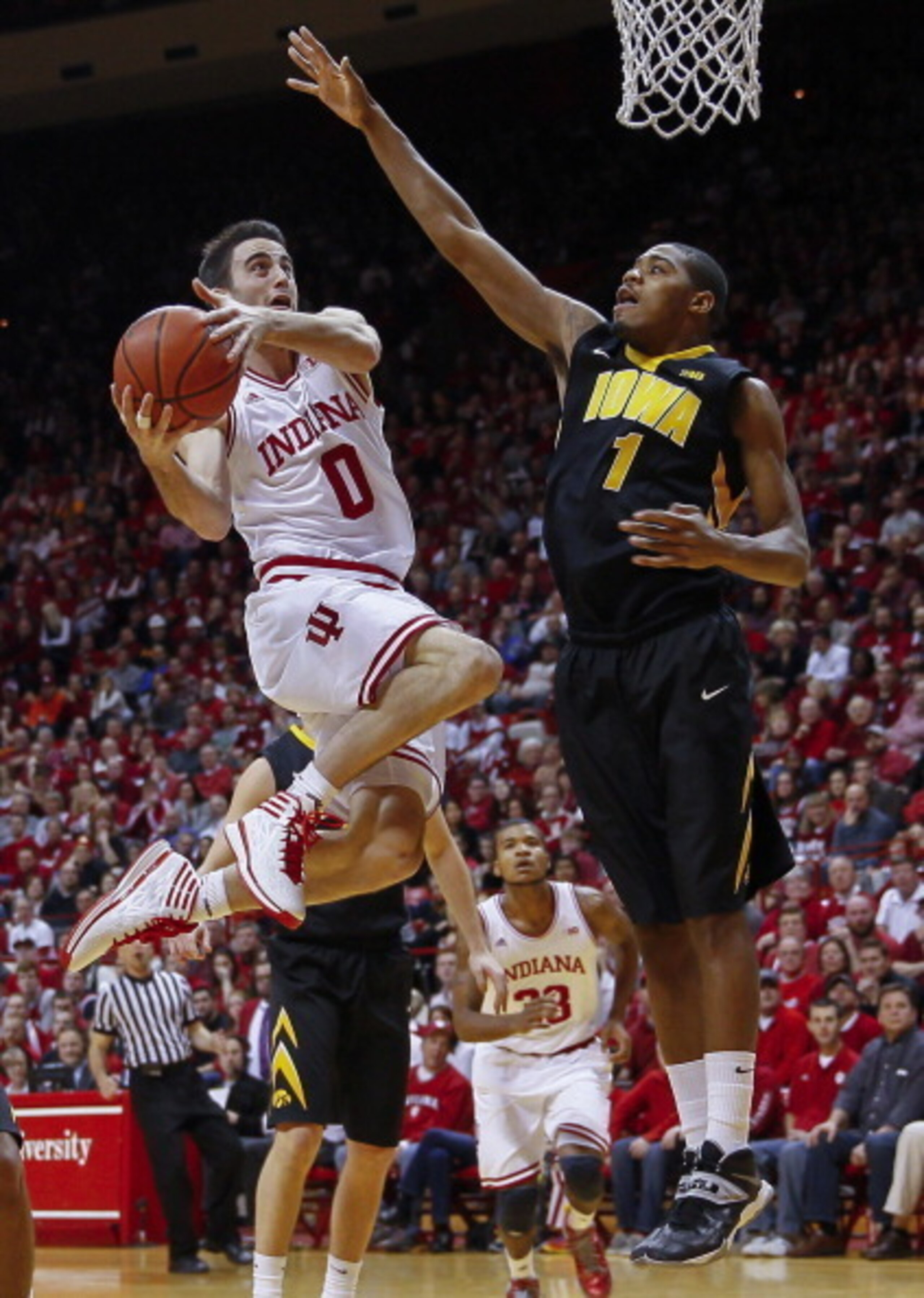 The senior dropped 30 points against the Hawkeyes.