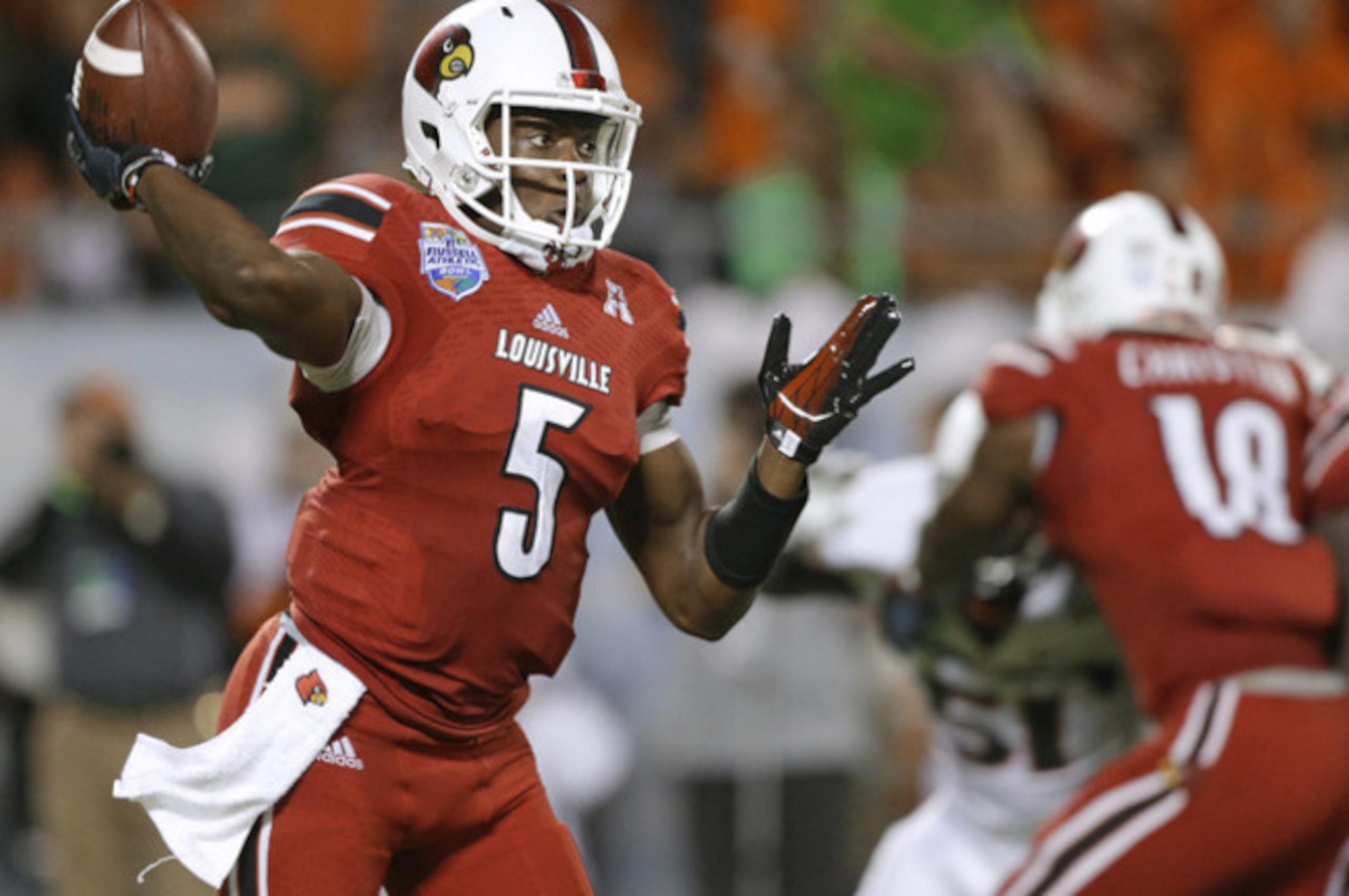 The latest mock draft from WalterFootball.com has the Minnesota Vikings drafting Lousiville quarterback Teddy Bridgewater.