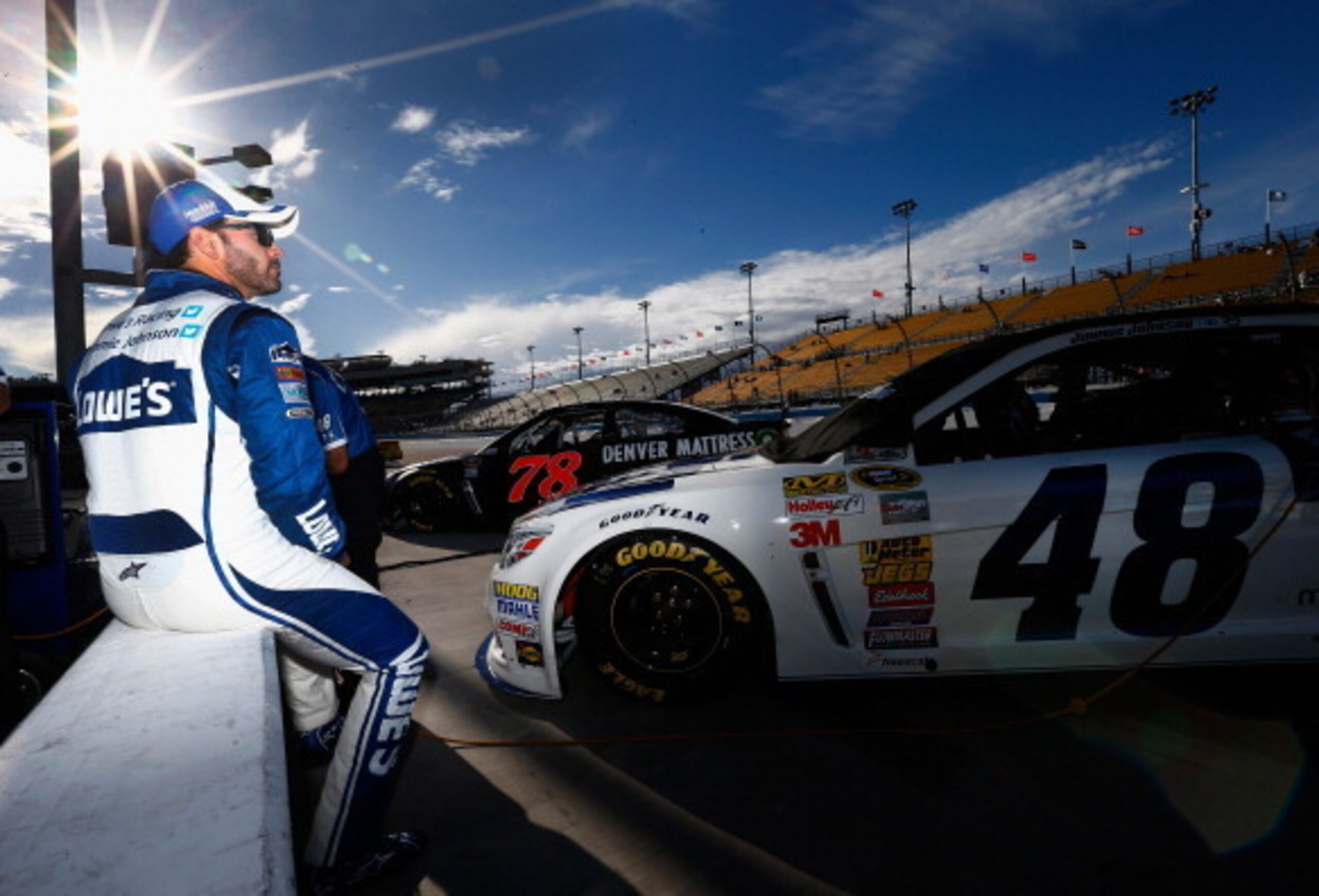 Six-time Jimmie Johnson will make his move to the front of the standings at some point.