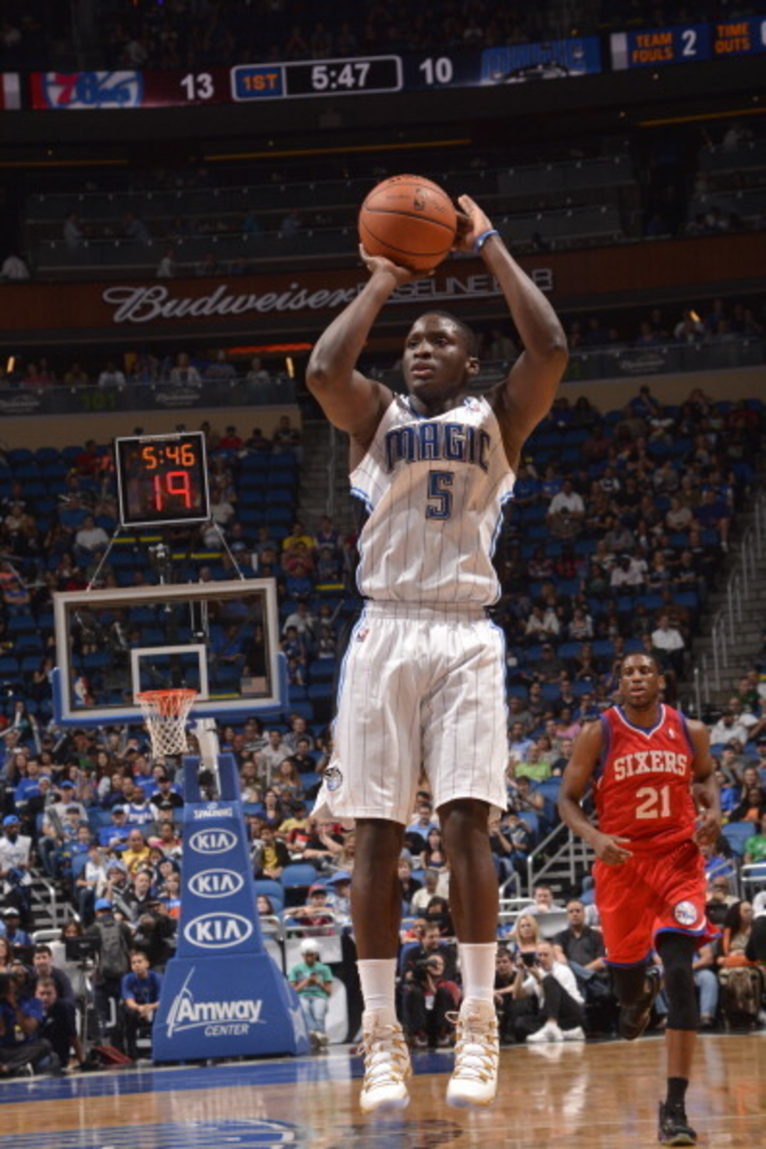Oladipo has had a solid rookie campaign for Orlando. Oladipo has had a solid rookie campaign for Orlando.