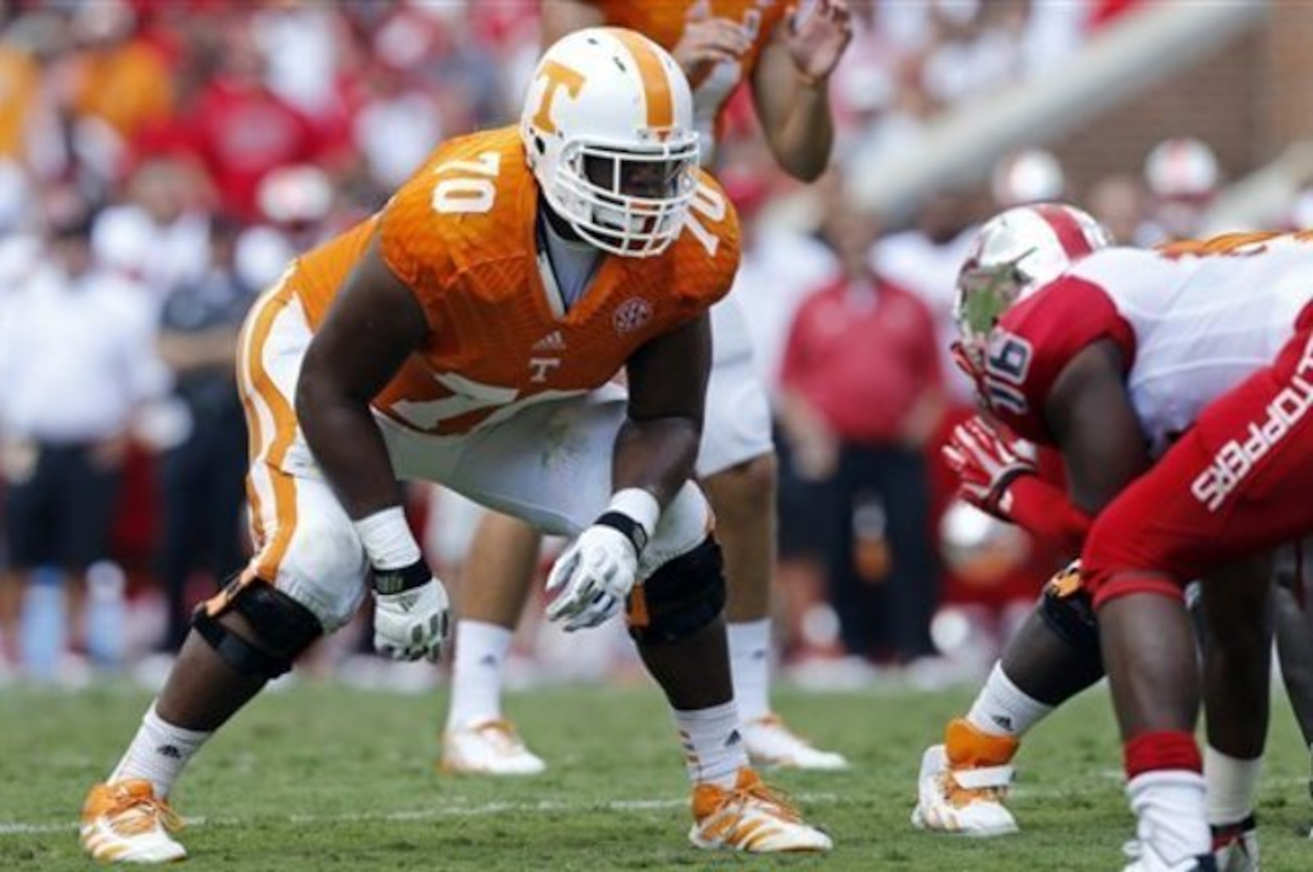 The depth of this year's offensive tackle class could allow a team to get great value on Tennessee's Ja'Wuan James.