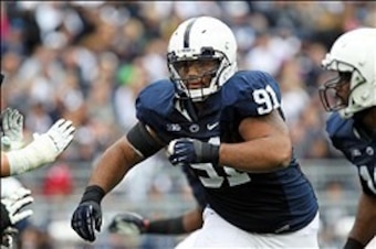 Penn State's DaQuan Jones is one of many potential Day 2 draft picks that makes up a deep group of defensive tackles.