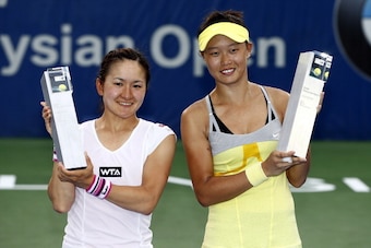 BMW Malaysian Open 2013 doubles winners.