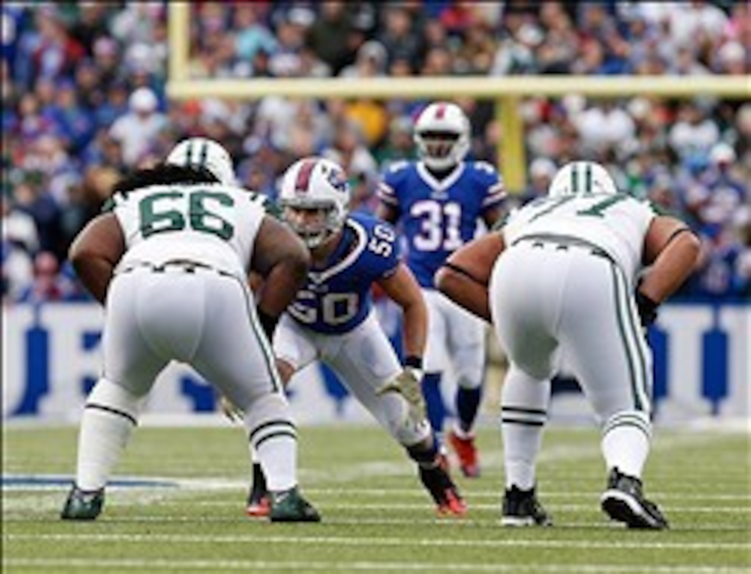 RG Willie Colon (left) and RT Austin Howard (right) are the Jets' two biggest free agents this offseason.