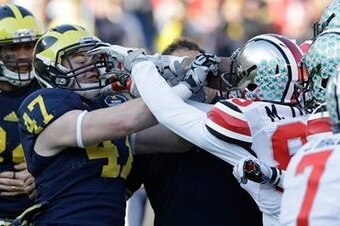 Jake Ryan mixing it up with Ohio State