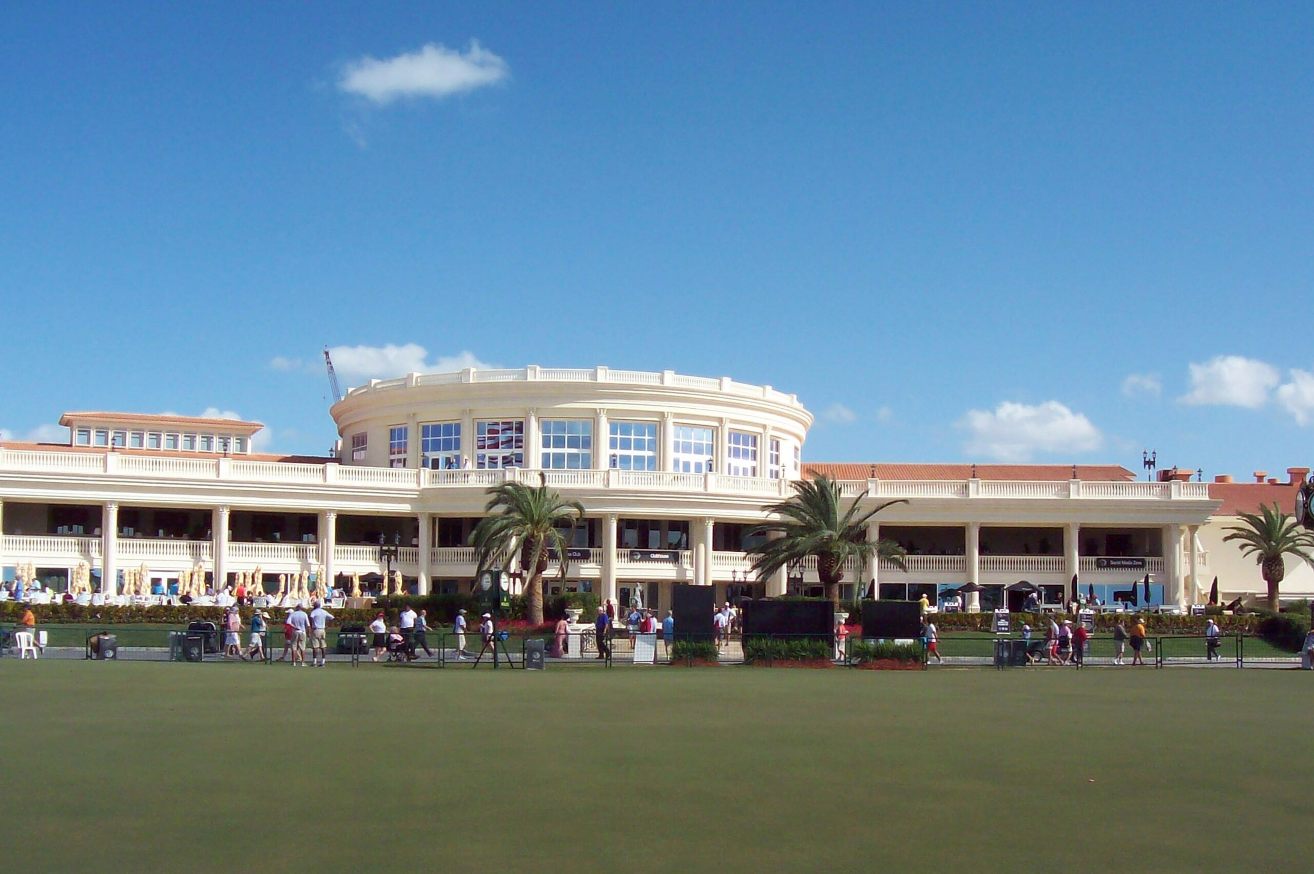 Back of the clubhouse at the renovated Trump Doral Resort