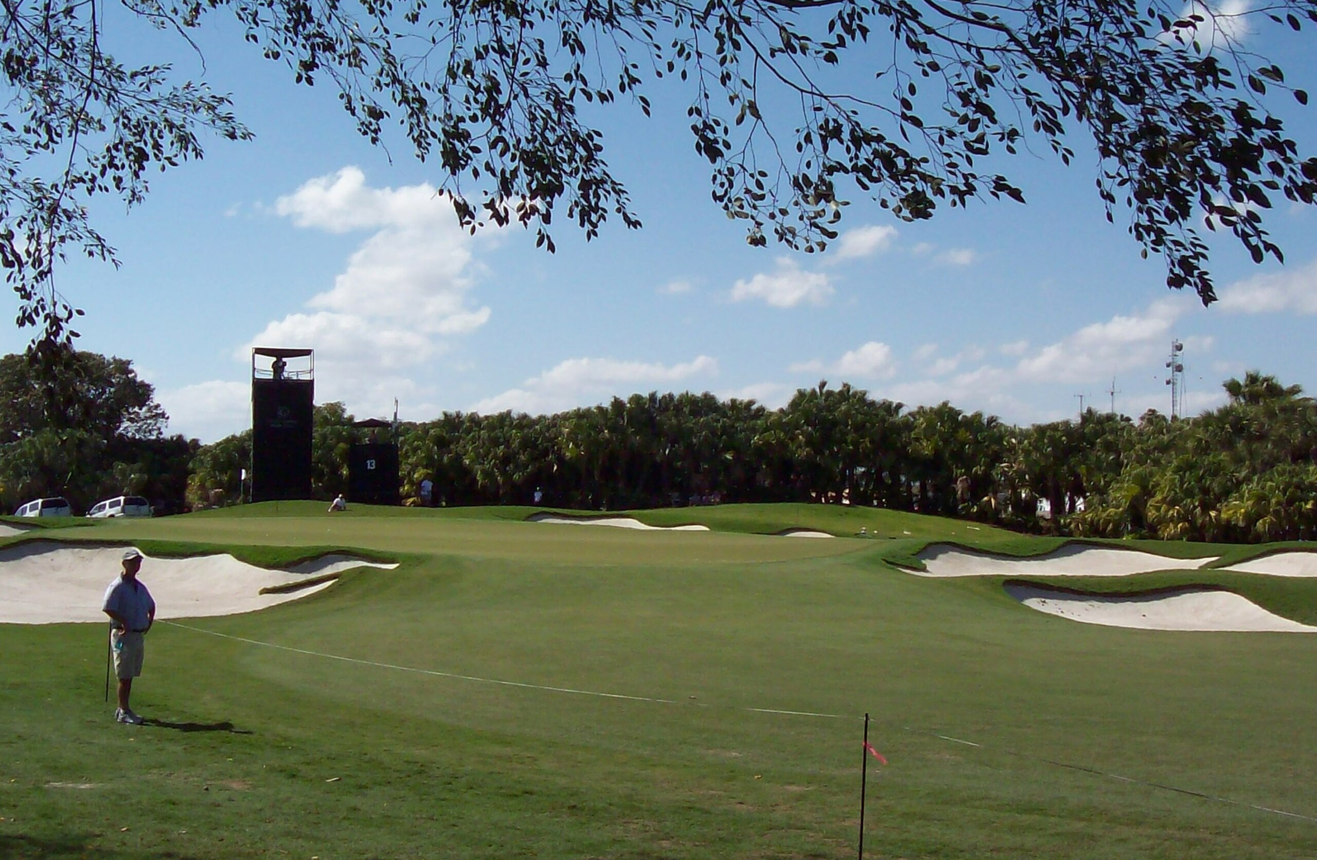 New No. 13, the long par three.
