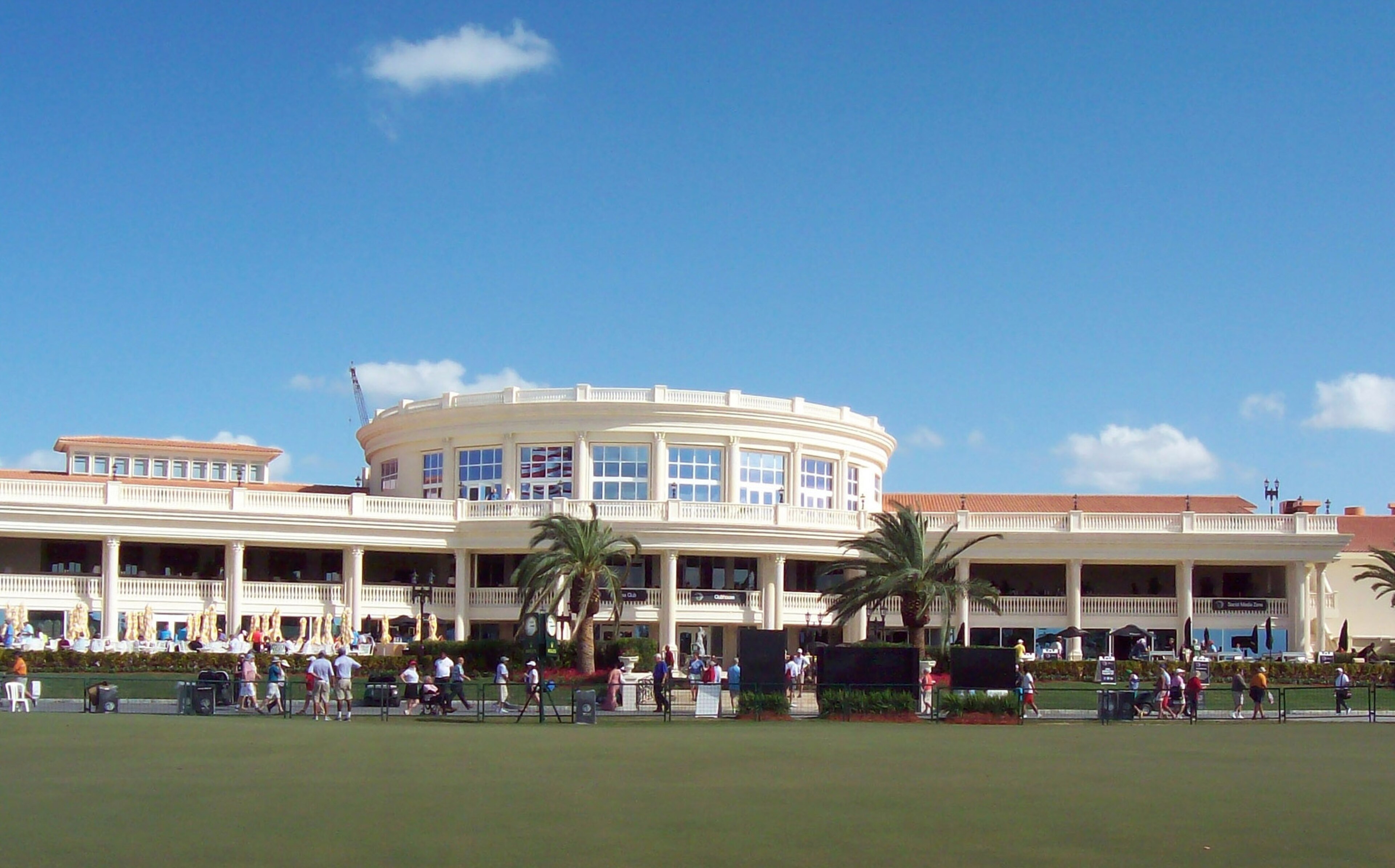 Back of Trump Doral clubhouse.