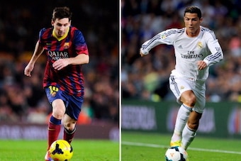 How did Lionel Messi and Cristiano Ronaldo warm up for El Clasico?