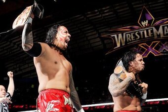 The Usos win their first WWE Tag Team Championships on Raw.