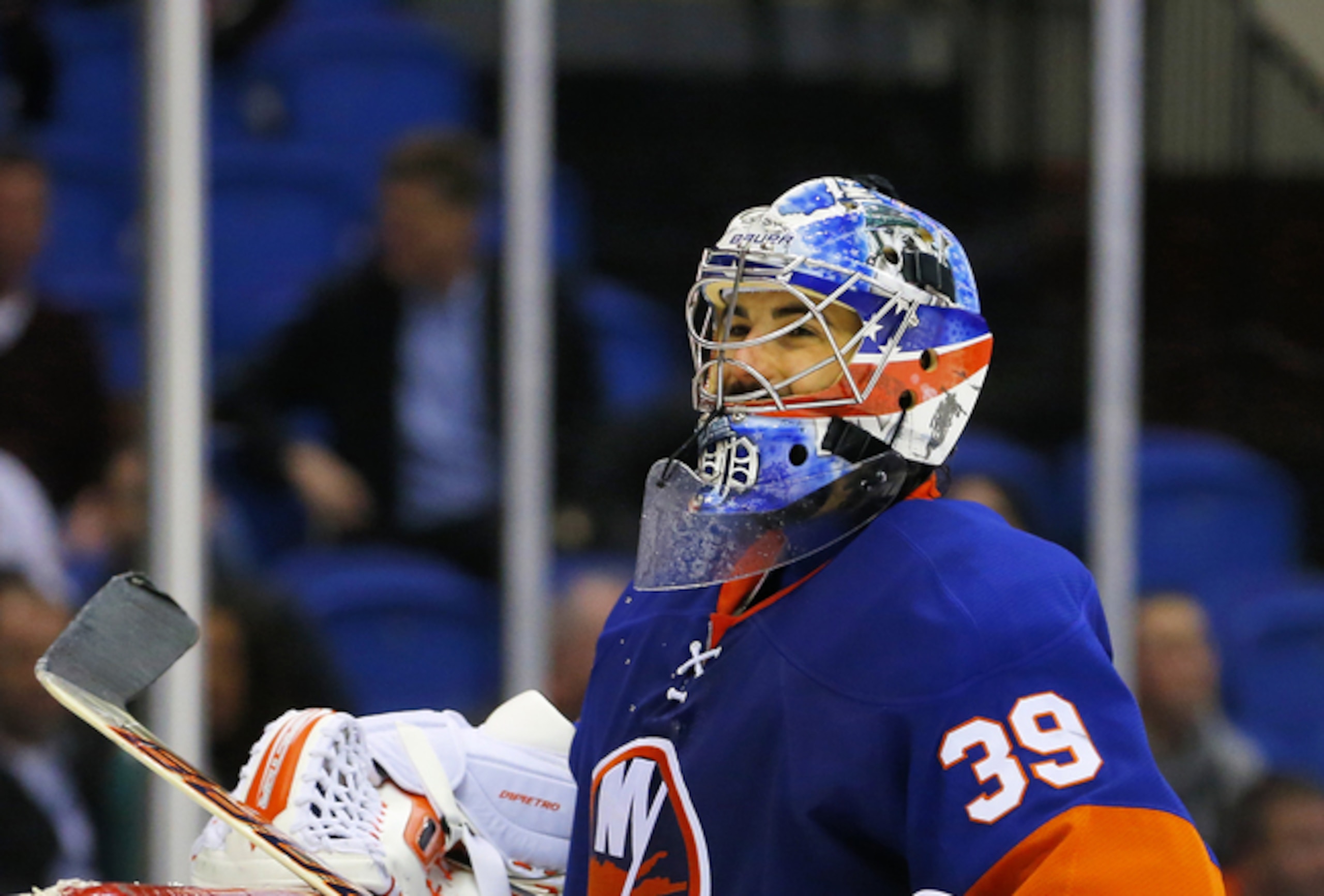 Former New York Islanders goalie Rick DiPietro.