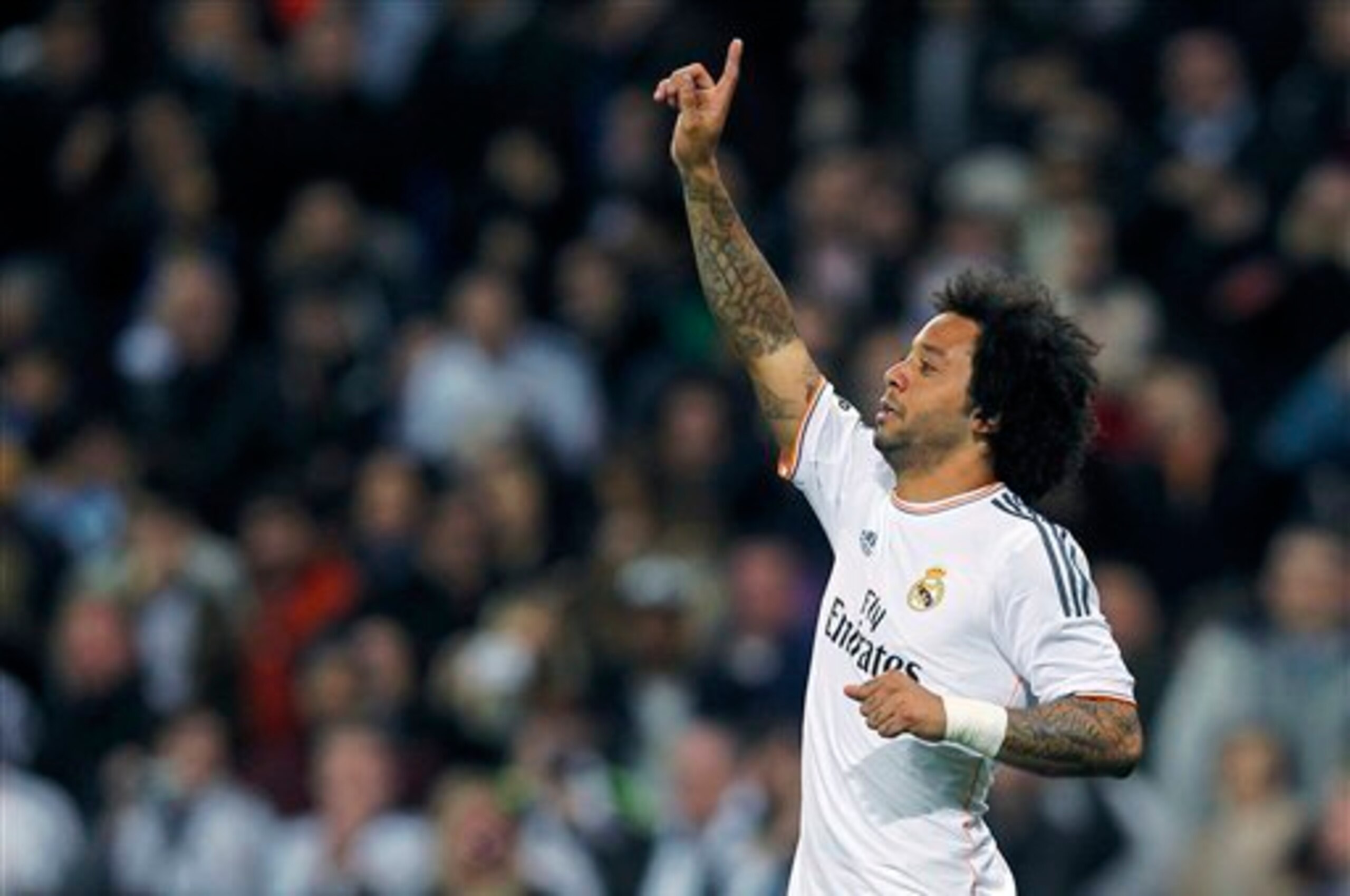 Menace: Marcelo scored and created another.