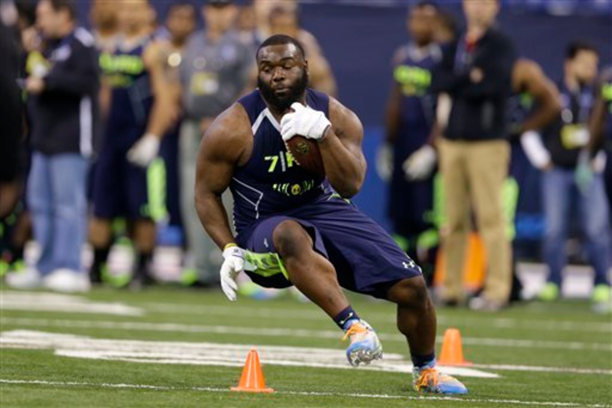 J.C. Copeland at February's scouting combine