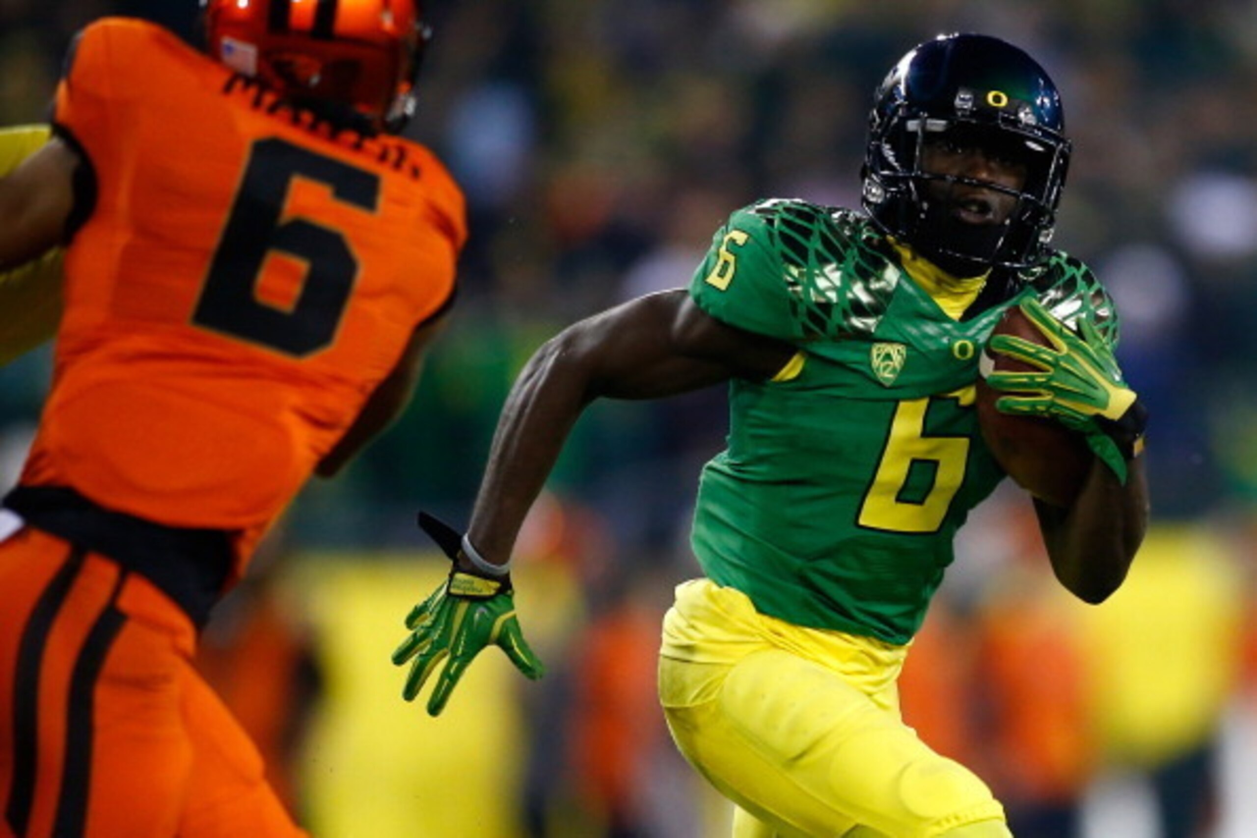 Oregon's De'Anthony Thomas faces an important pro day workout after a disappointing 40-yard dash at the NFL Scouting Combine.