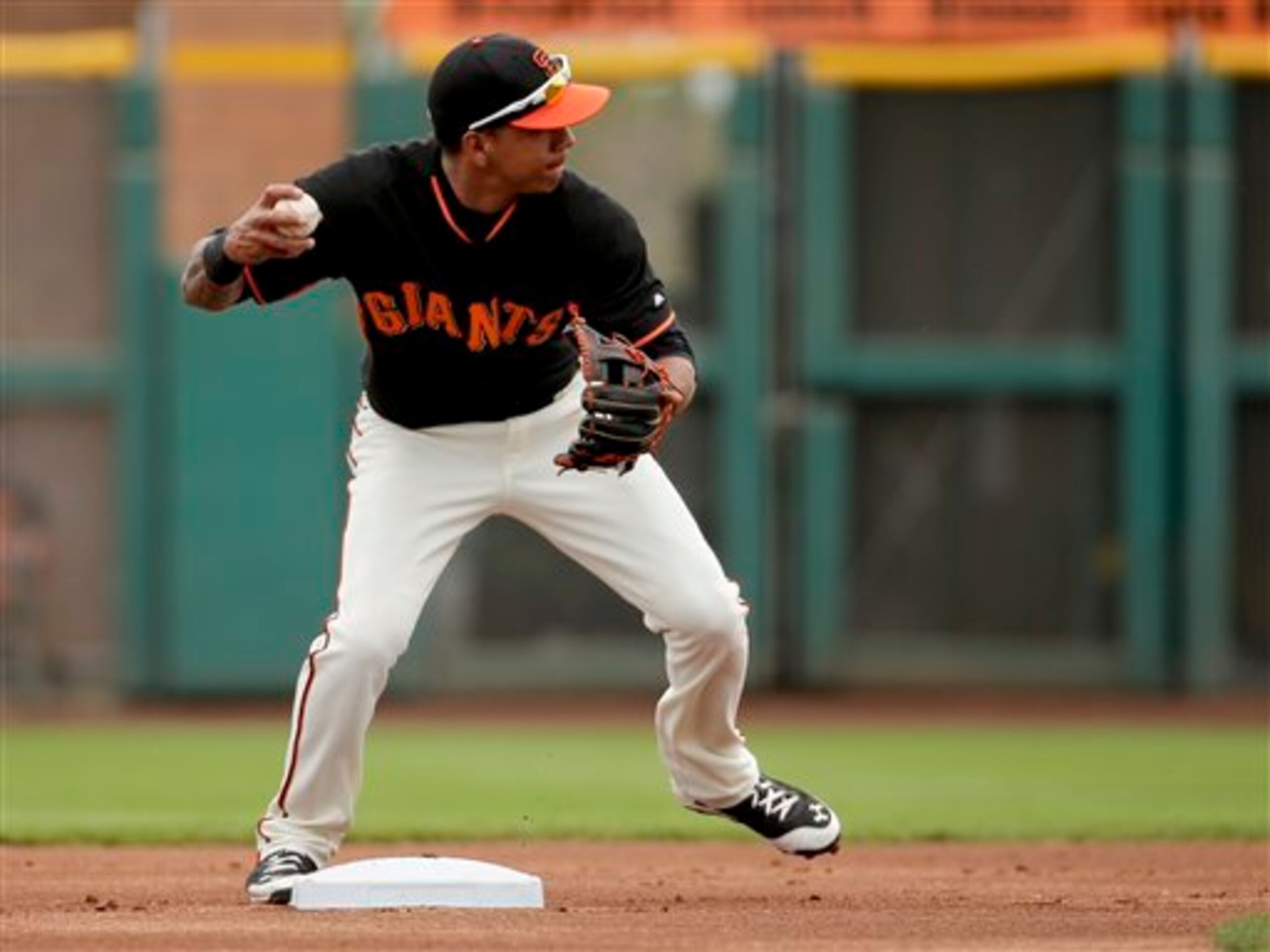 Ehire Adrianza is leading the race for a backup infielder job.