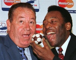 Just Fontaine and Pele