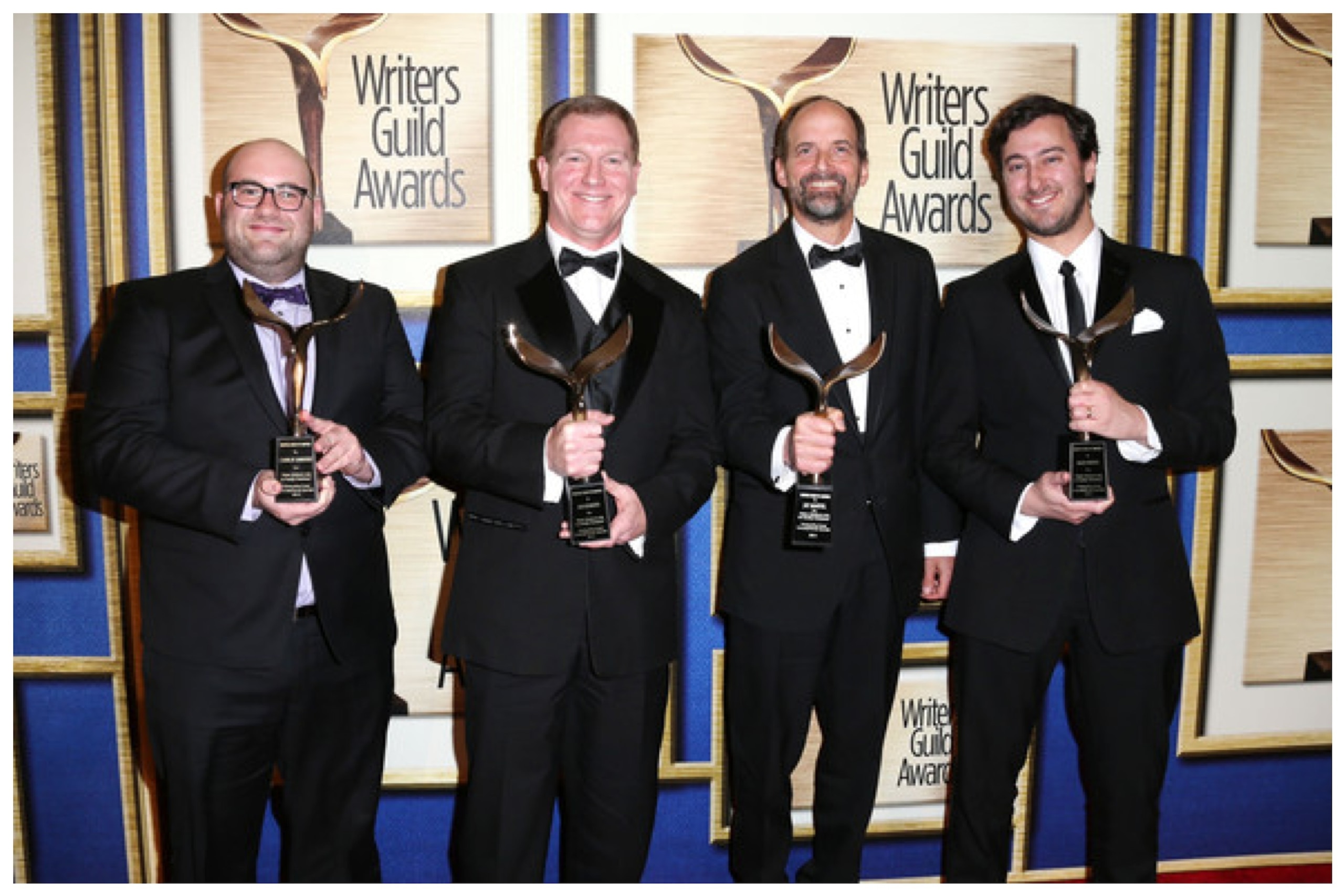 Roberts pictured second from left