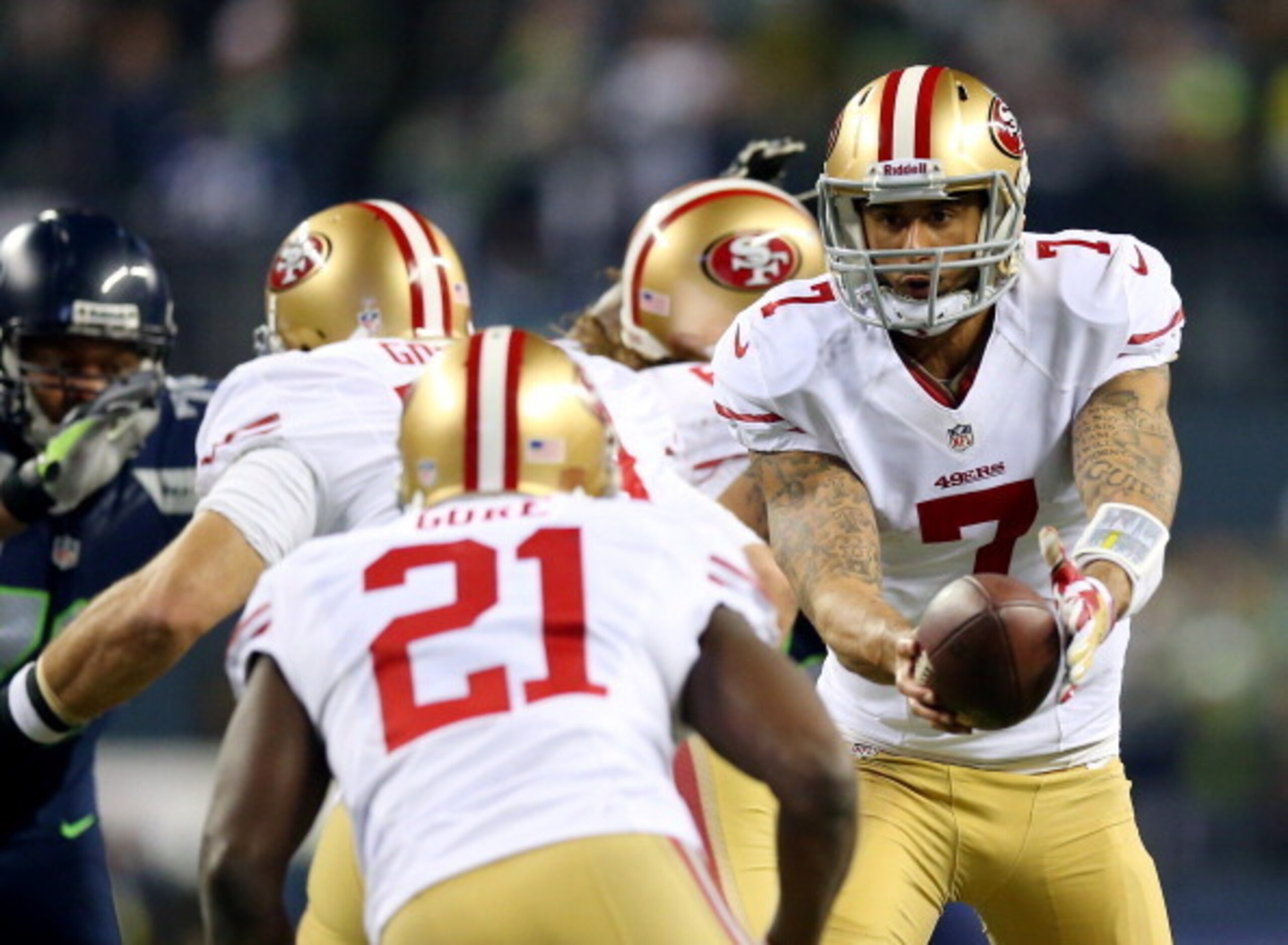 Both Gore and Kaepernick have their sights set for bigger things in 2014.