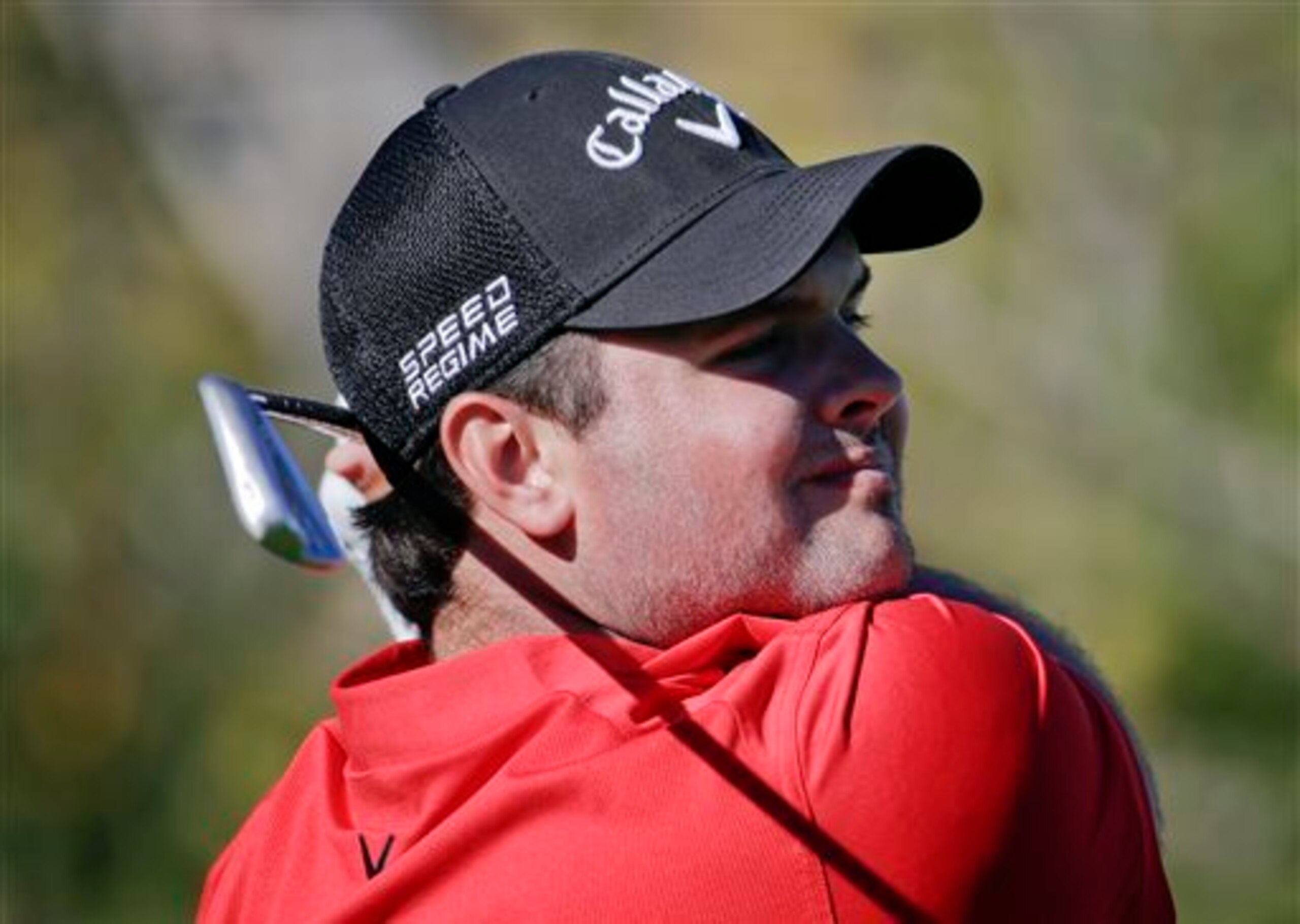 Patrick Reed is definitely a climber.