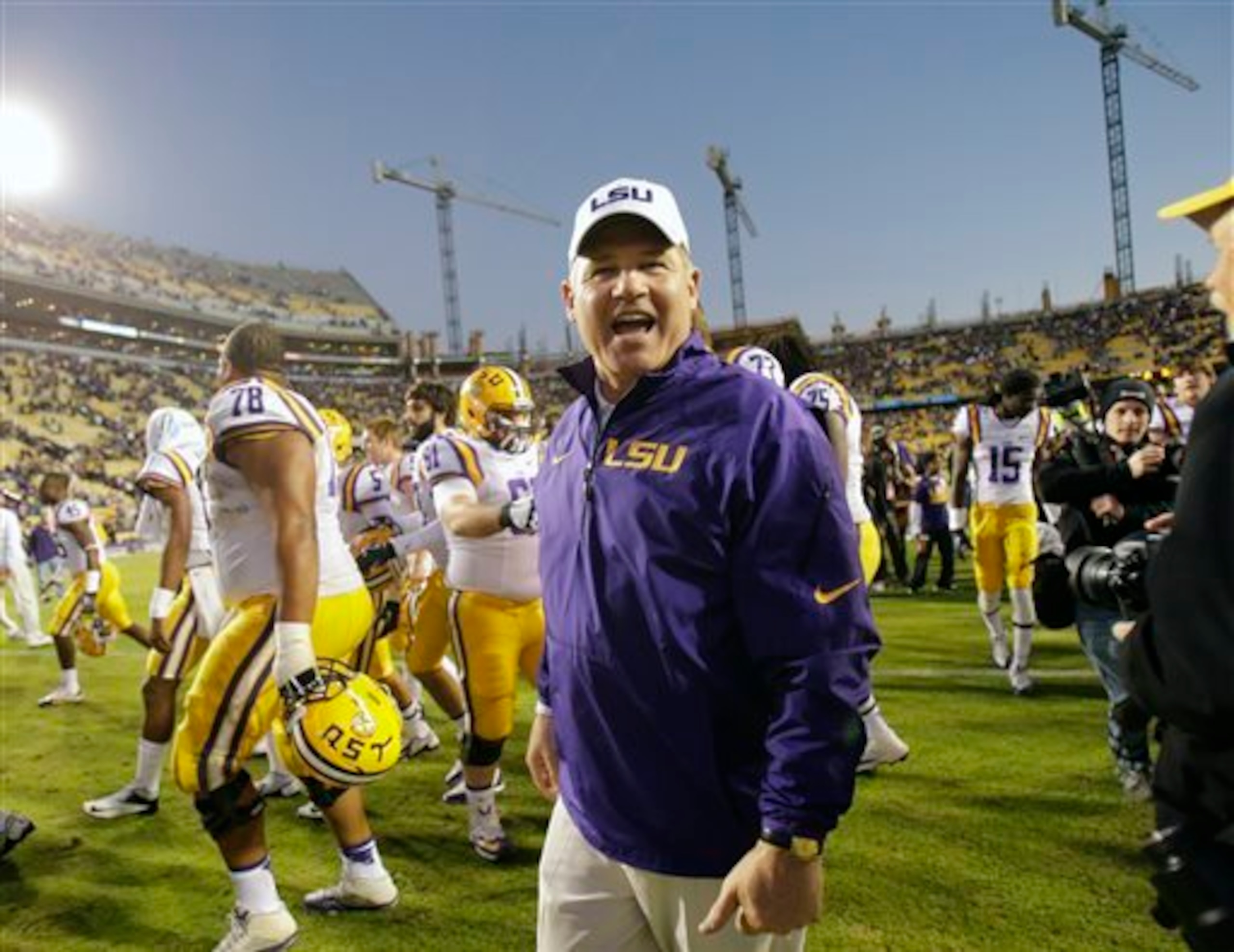 Coach Les Miles has a talented team, as usual, in Baton Rouge.