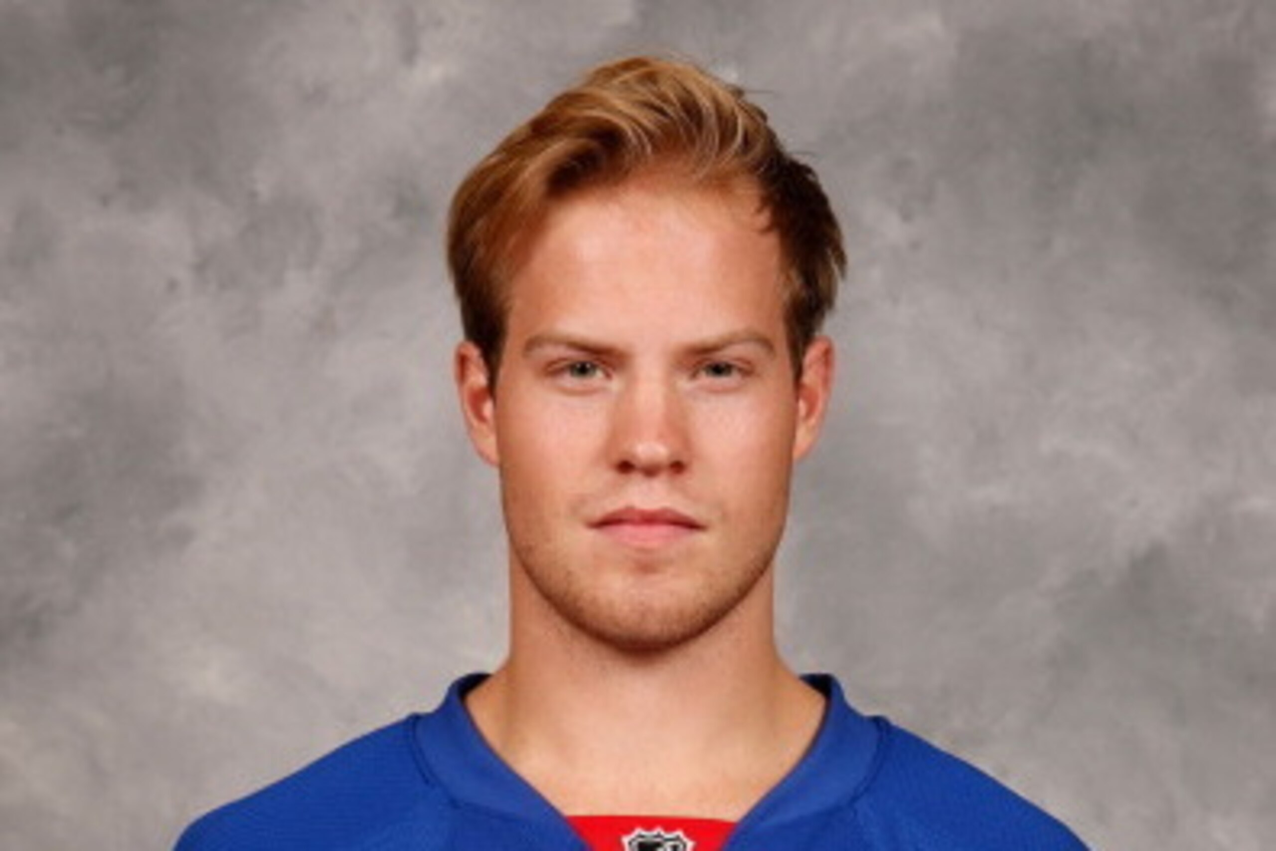 WHITE PLAINS, NY - SEPTEMBER 11: Oscar Lindberg of the New York Rangers poses for his official headshot for the 2013-2014 season on September 11, 2013 in White Plains, New York. (Photo by Scott Levy/NHLI via Getty Images)