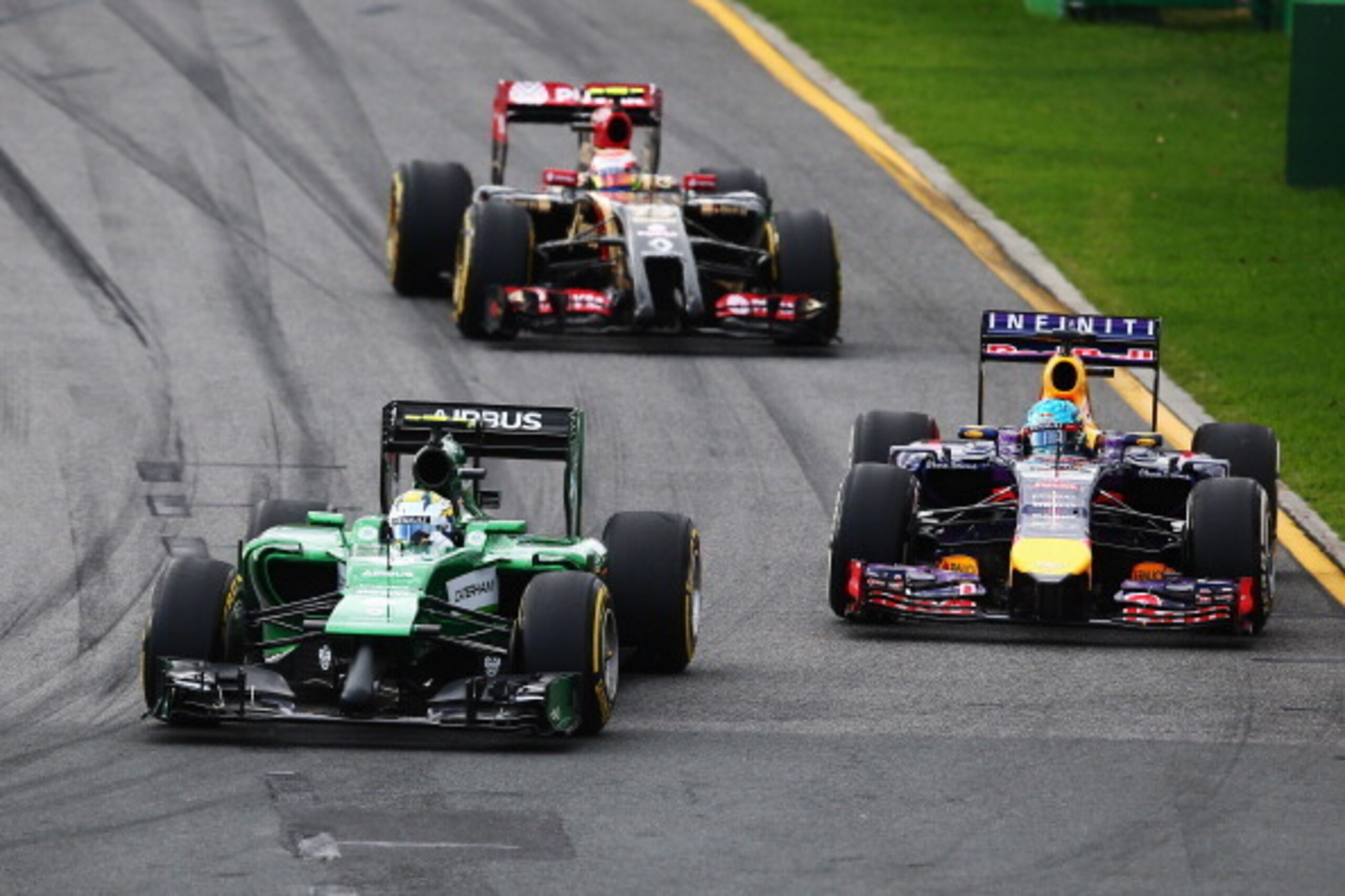 A scene you're unlikely to see again in 2014.