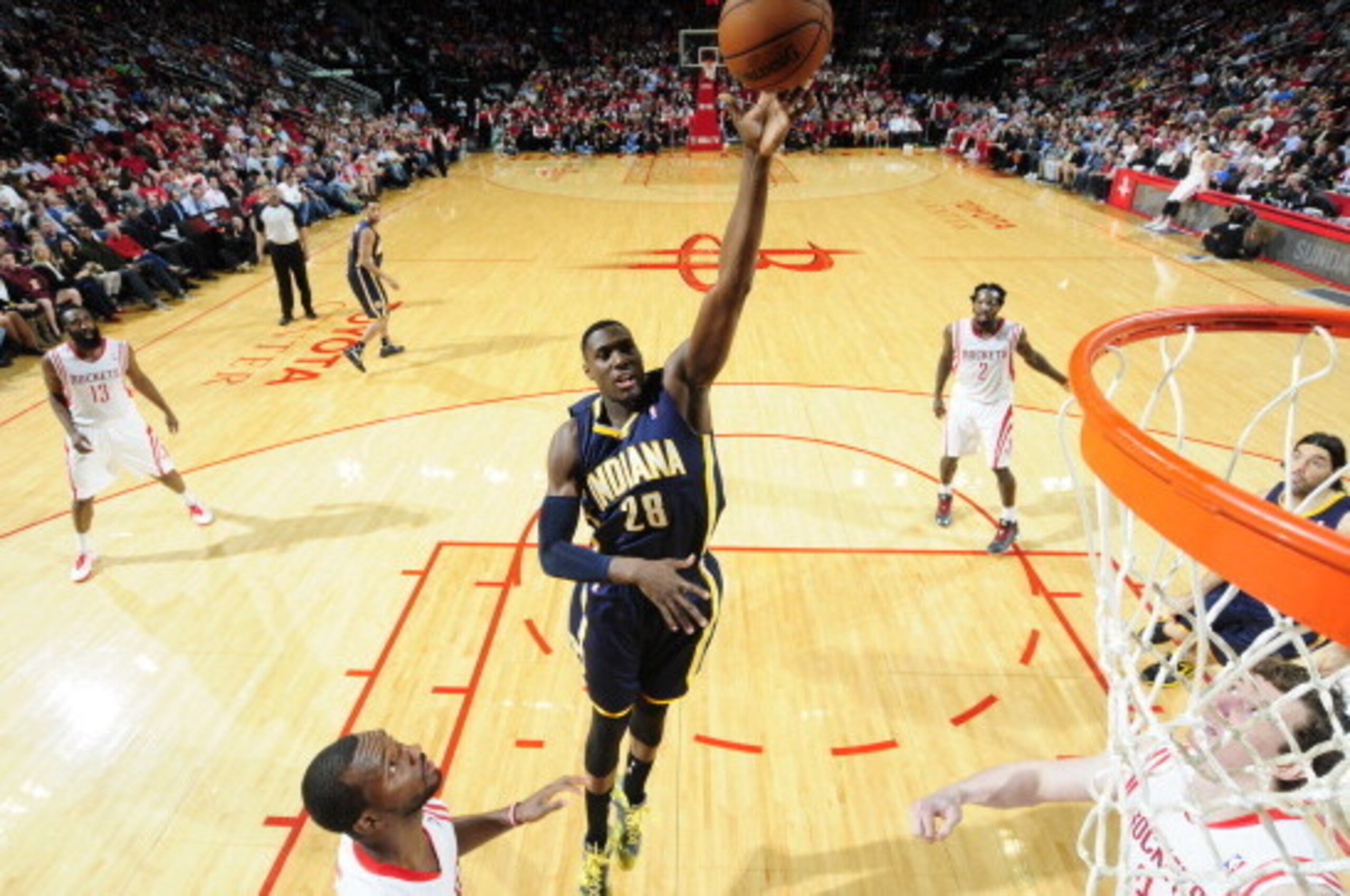 Backup center Ian Mahinmi has had some good moments this season. Backup center Ian Mahinmi has had some good moments this season.