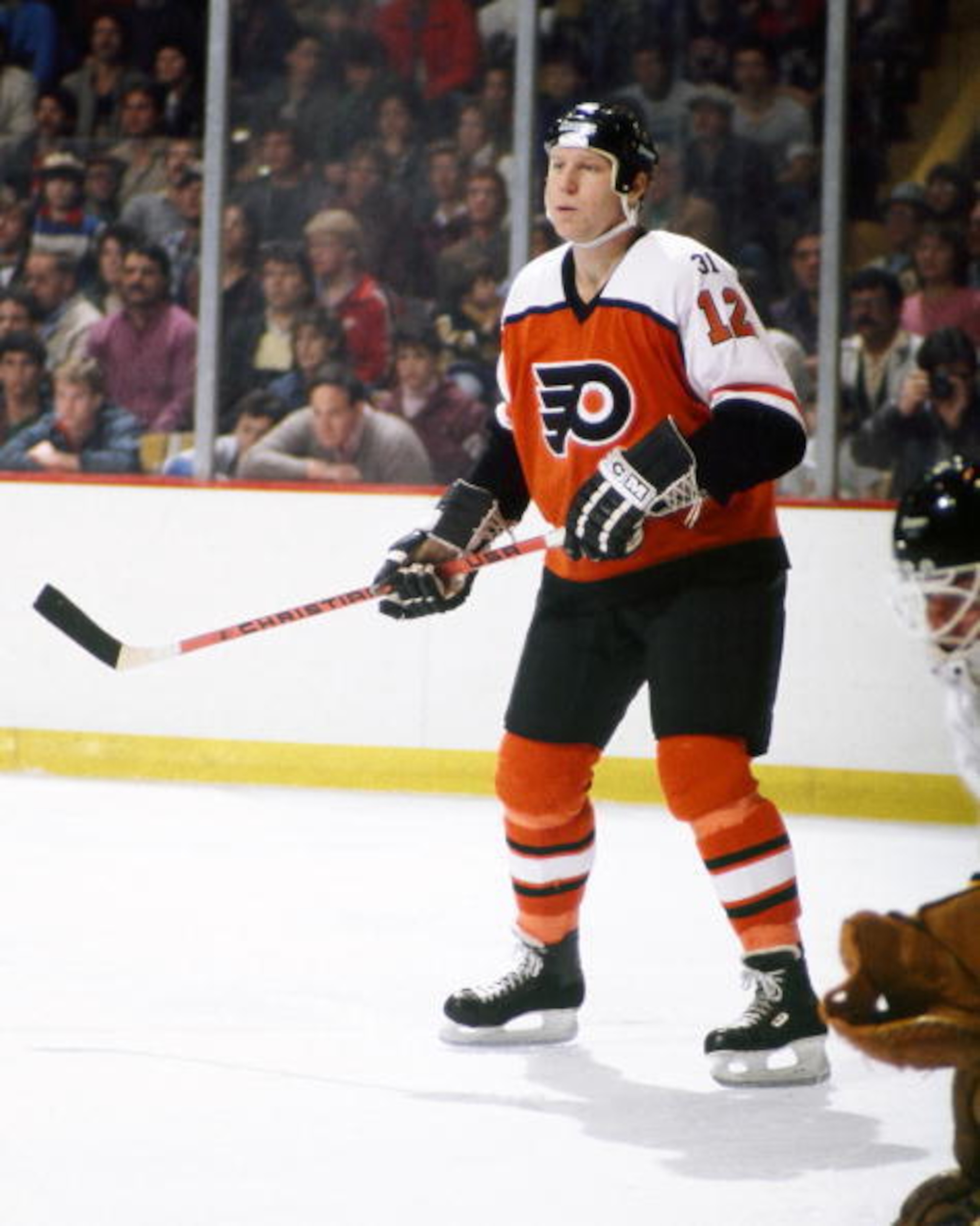 Tim Kerr helped the Flyers win the first ever playoff encounter with Pittsburgh.