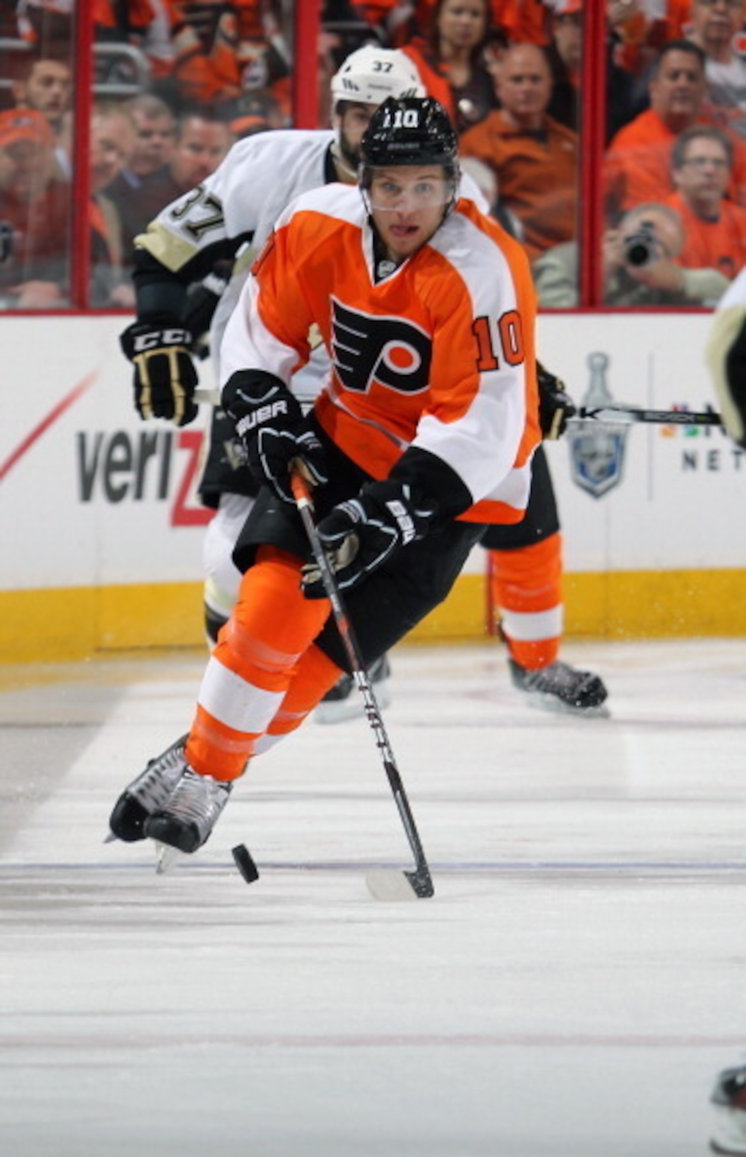 The Flyers upset the highly favored Penguins en route to the Stanley Cup Final.