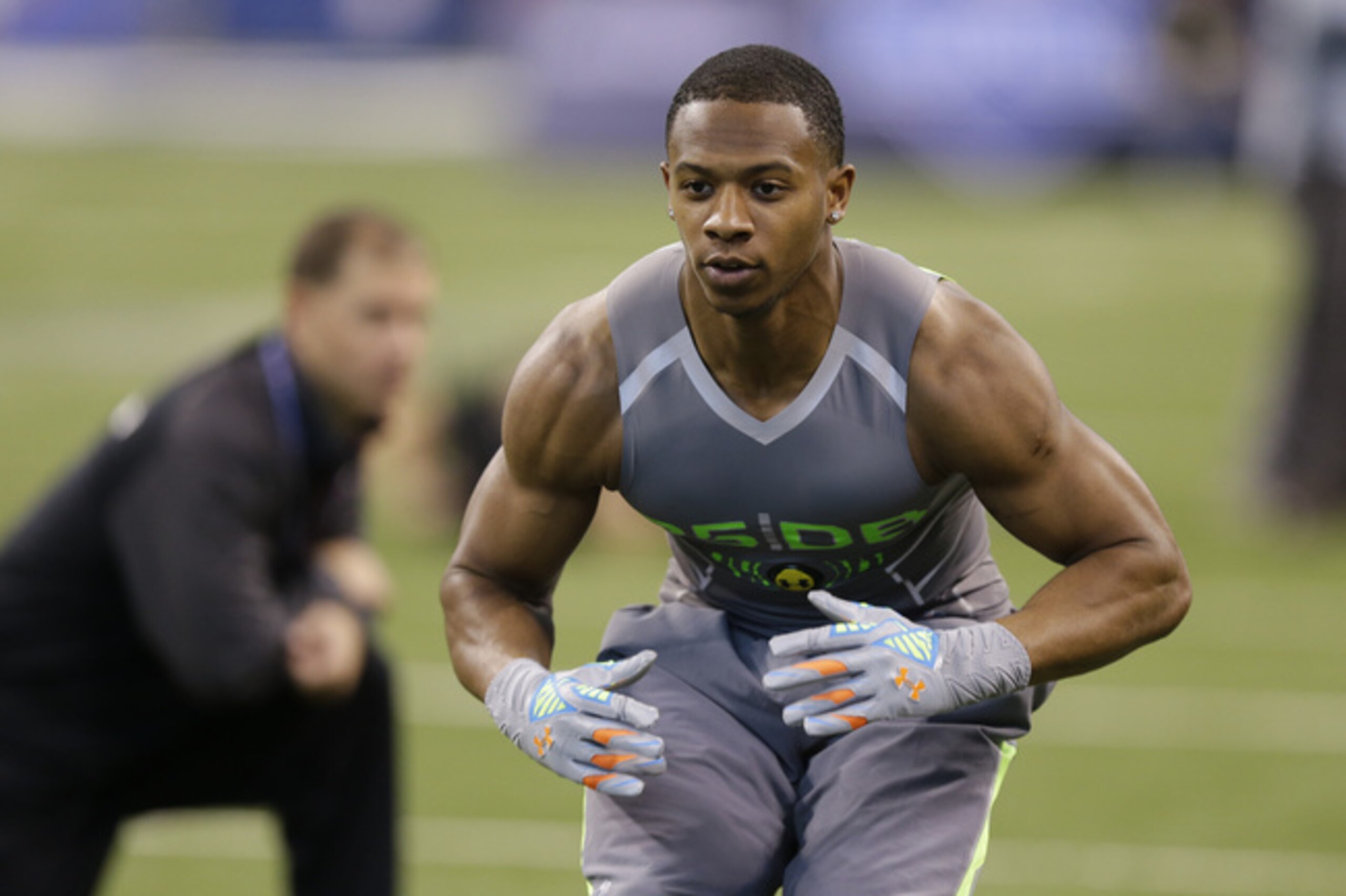 Justin Gilbert at the Scouting COmbine