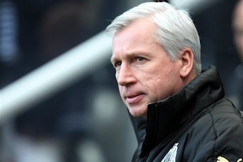Newcastle United manager Alan Pardew