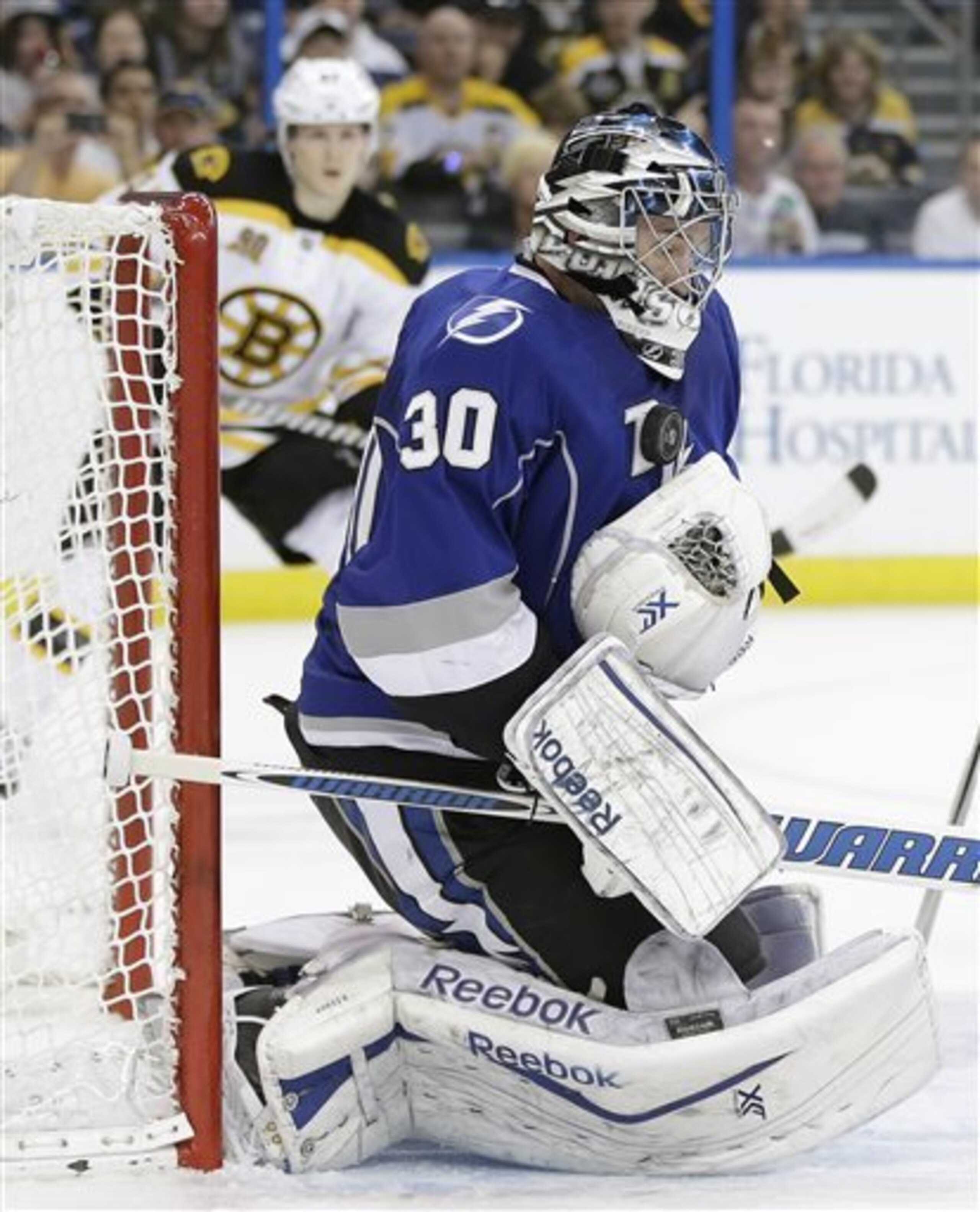 Ben Bishop has solidified the crease for the Lightning—something they haven't had much of in recent years.