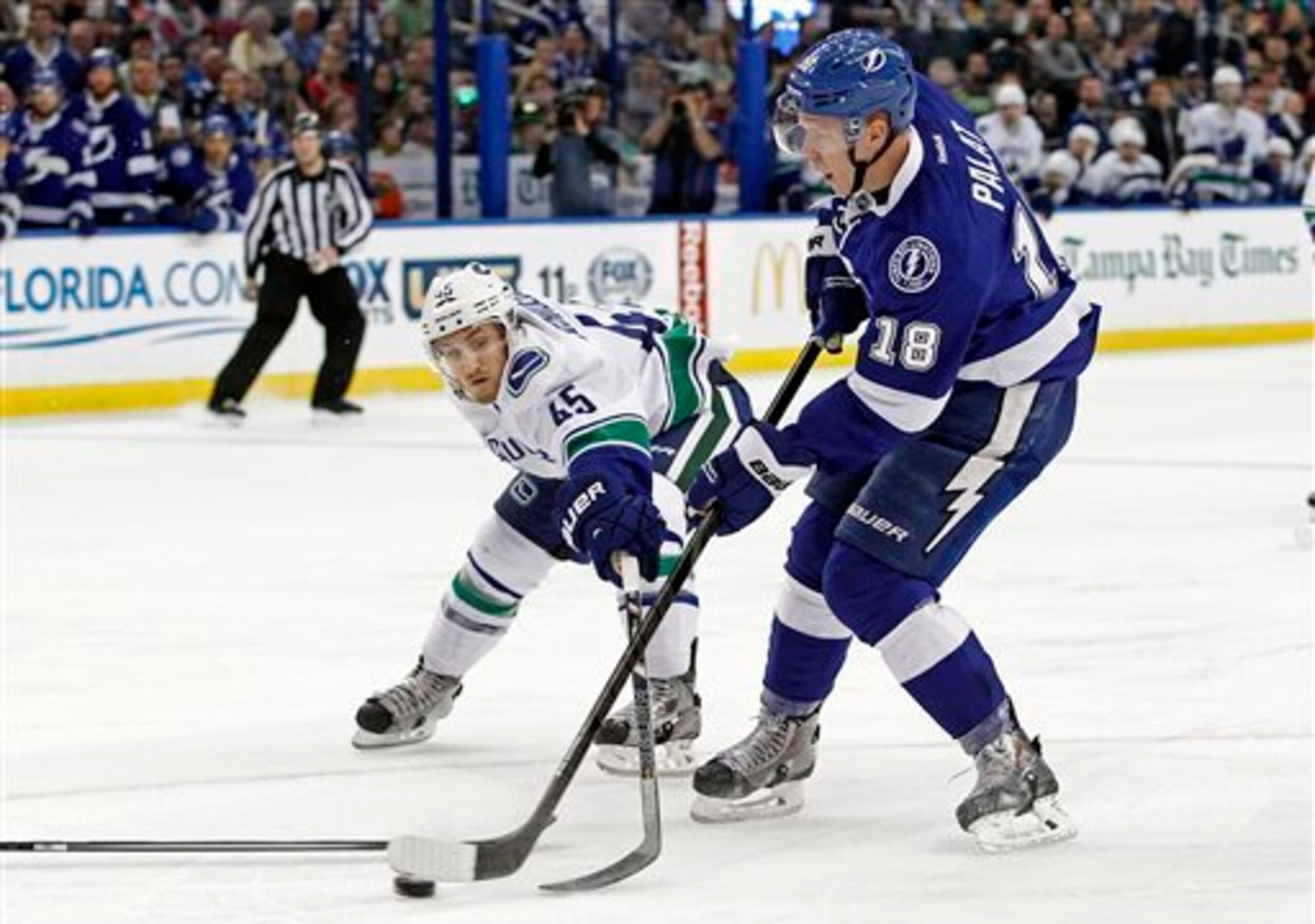 Ondrej Palat has been a big part of the rookie class this season.