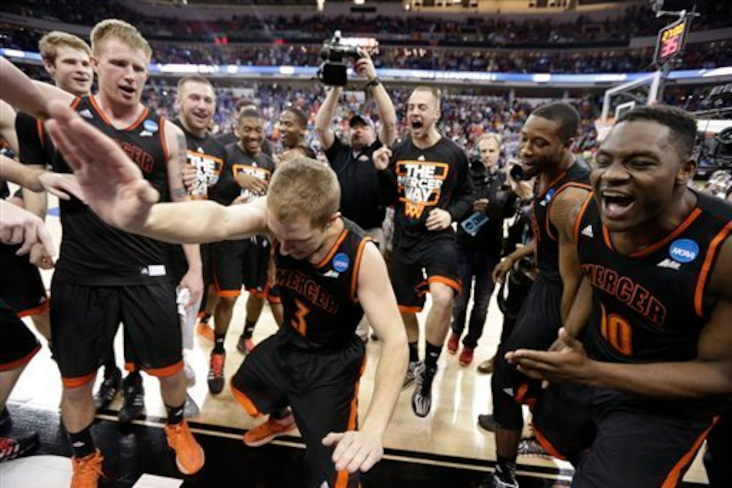 The Mercer Bears were dancing after their upset of Duke, a game that obliterated most people's NCAA tournament brackets.