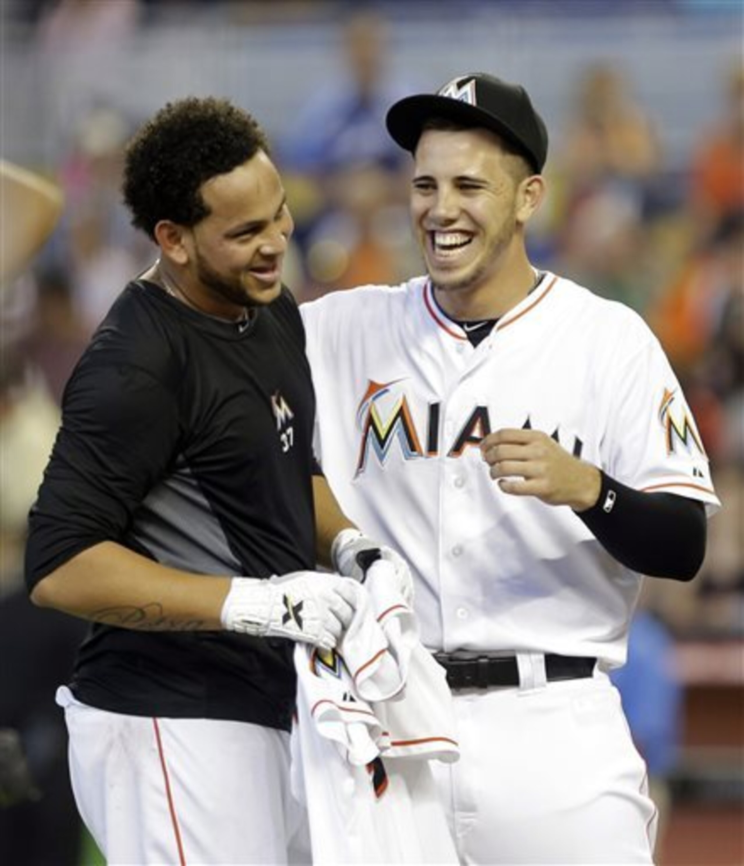 Henderson Alvarez, left, and Jose Fernandez are two of the anchors in the Marlins' starting pitching rotation.