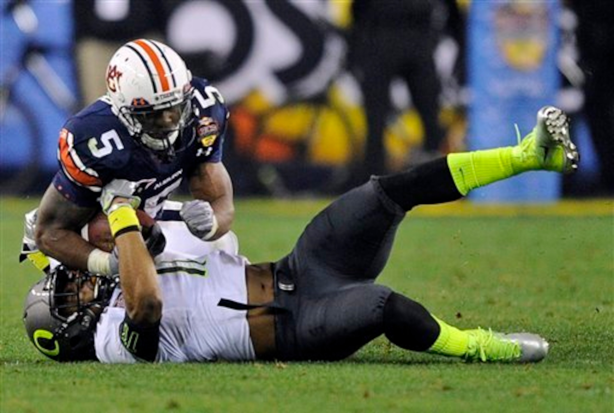 Michael Dyer's heads-up run helped Auburn clinch a BCS title.