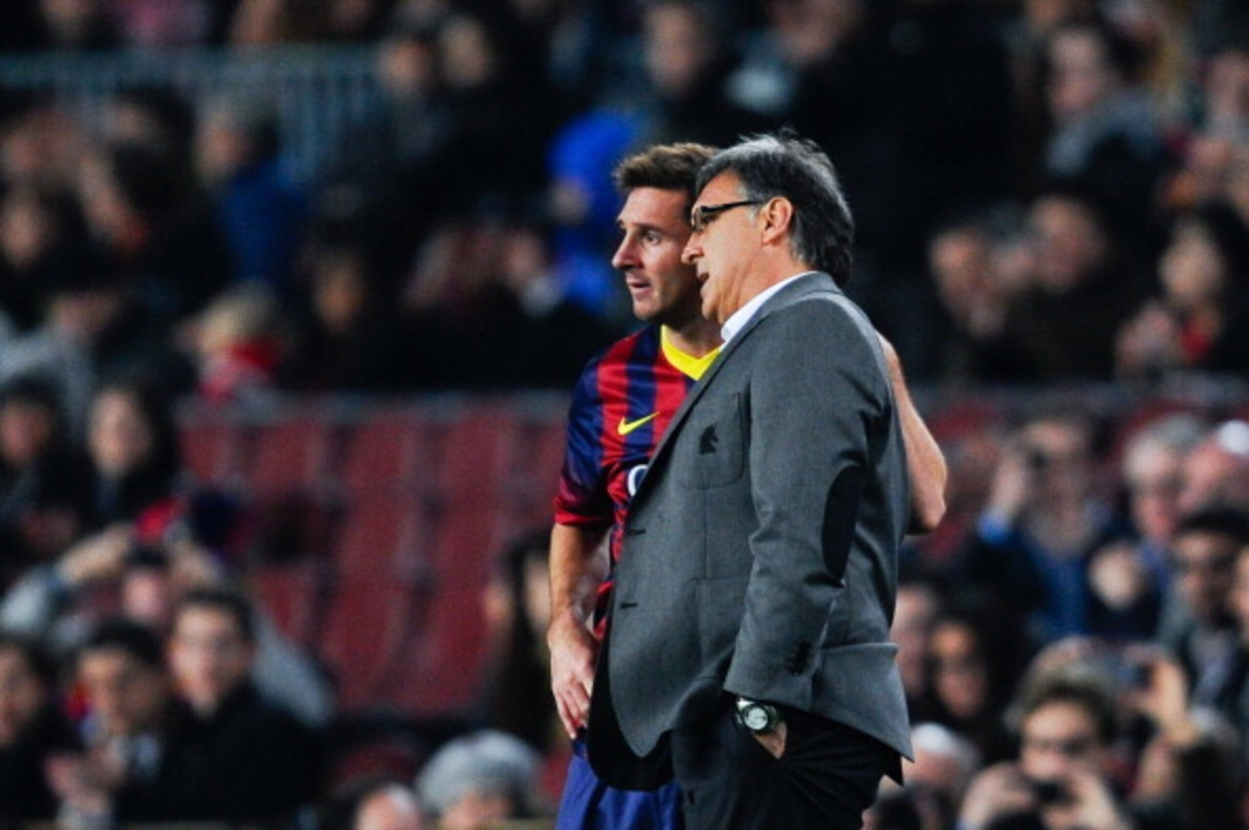 Lionel Messi was happy with Martino's appointment.