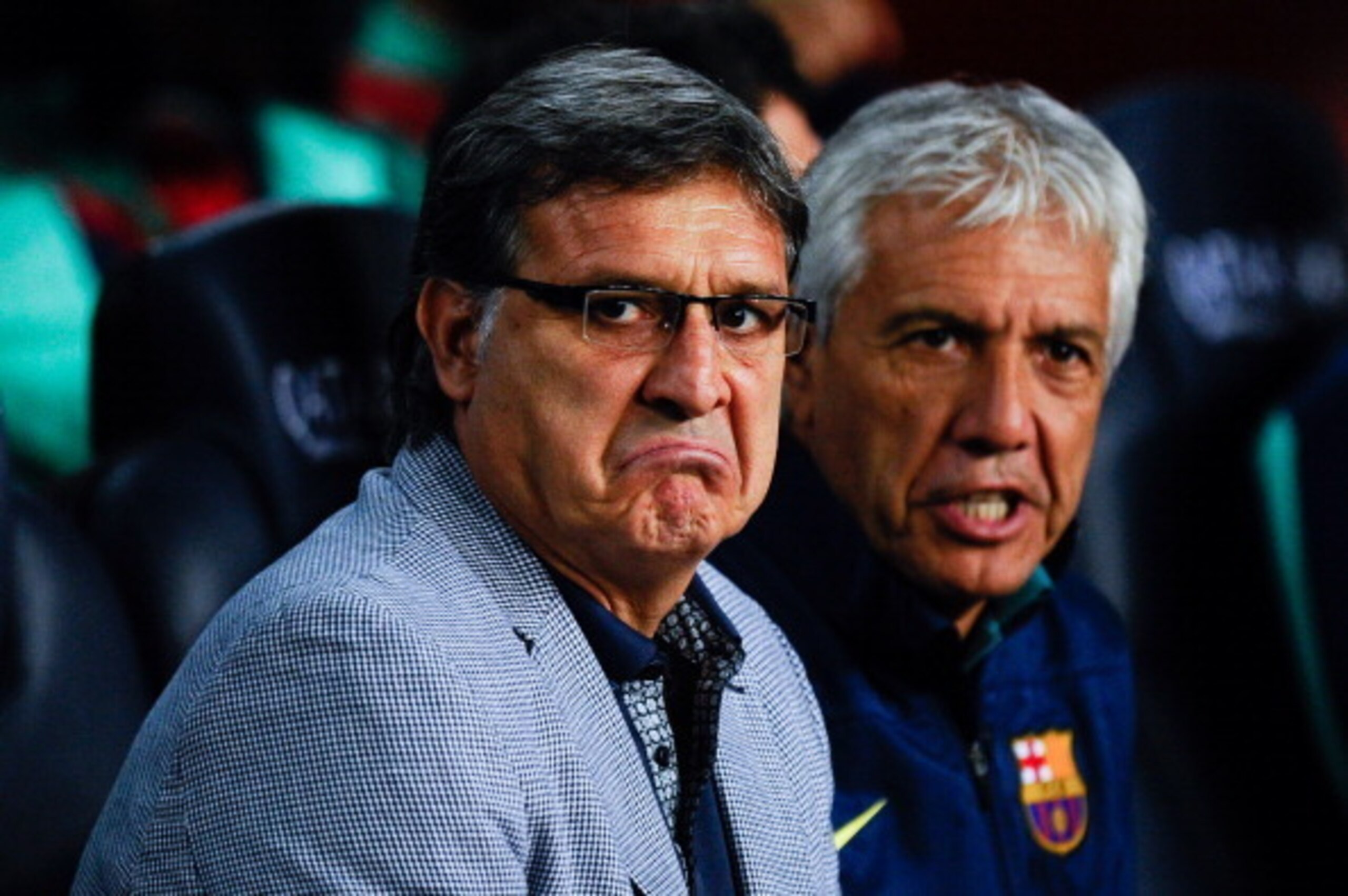 Tata's general demeanour is in marked contrast to the confident Pep Guardiola.