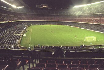 Camp Nou was barely full against Celta Vigo. Camp Nou was barely full against Celta Vigo.