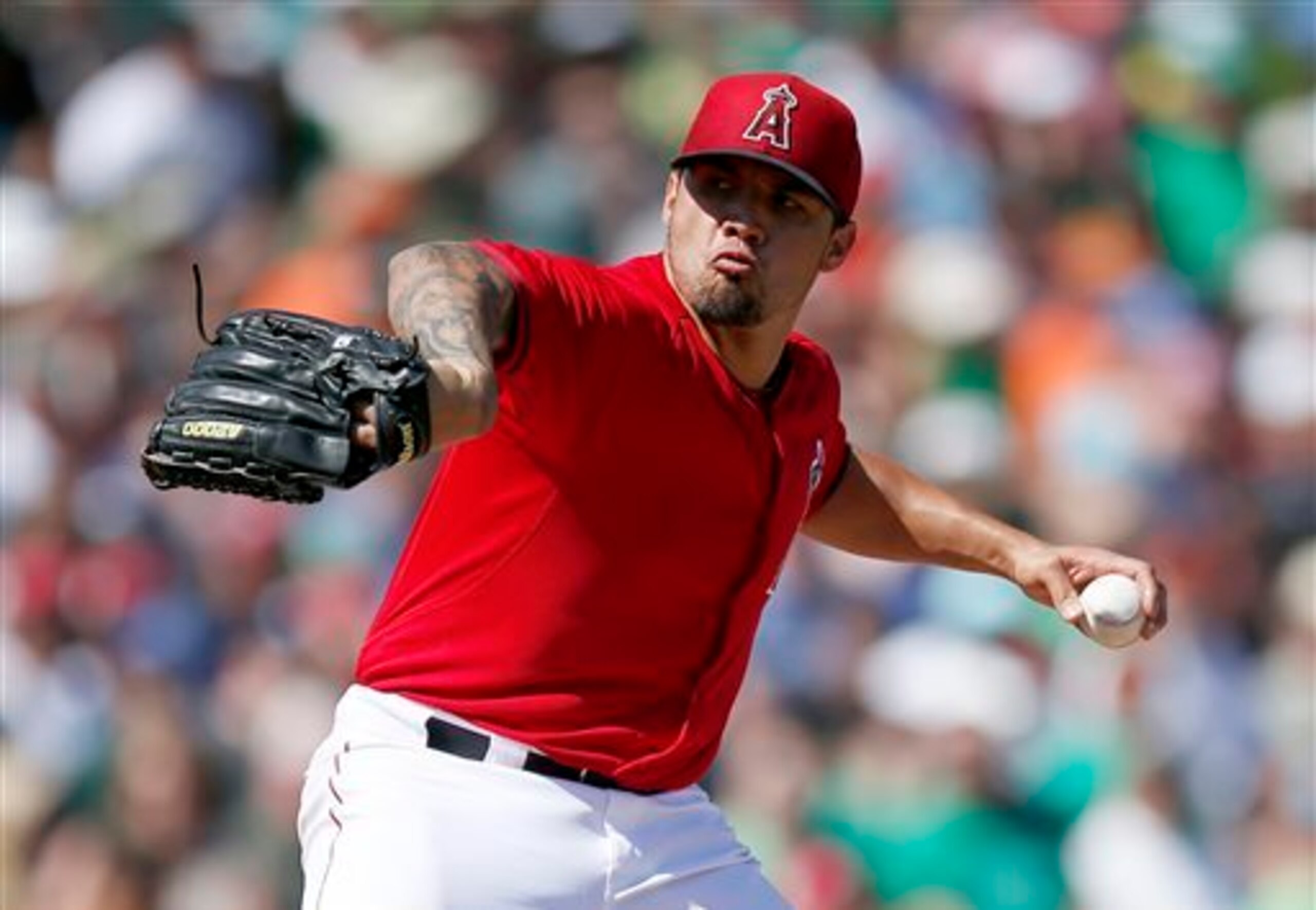 Hector Santiago has been better than advertised this spring. Hector Santiago has been better than advertised this spring.